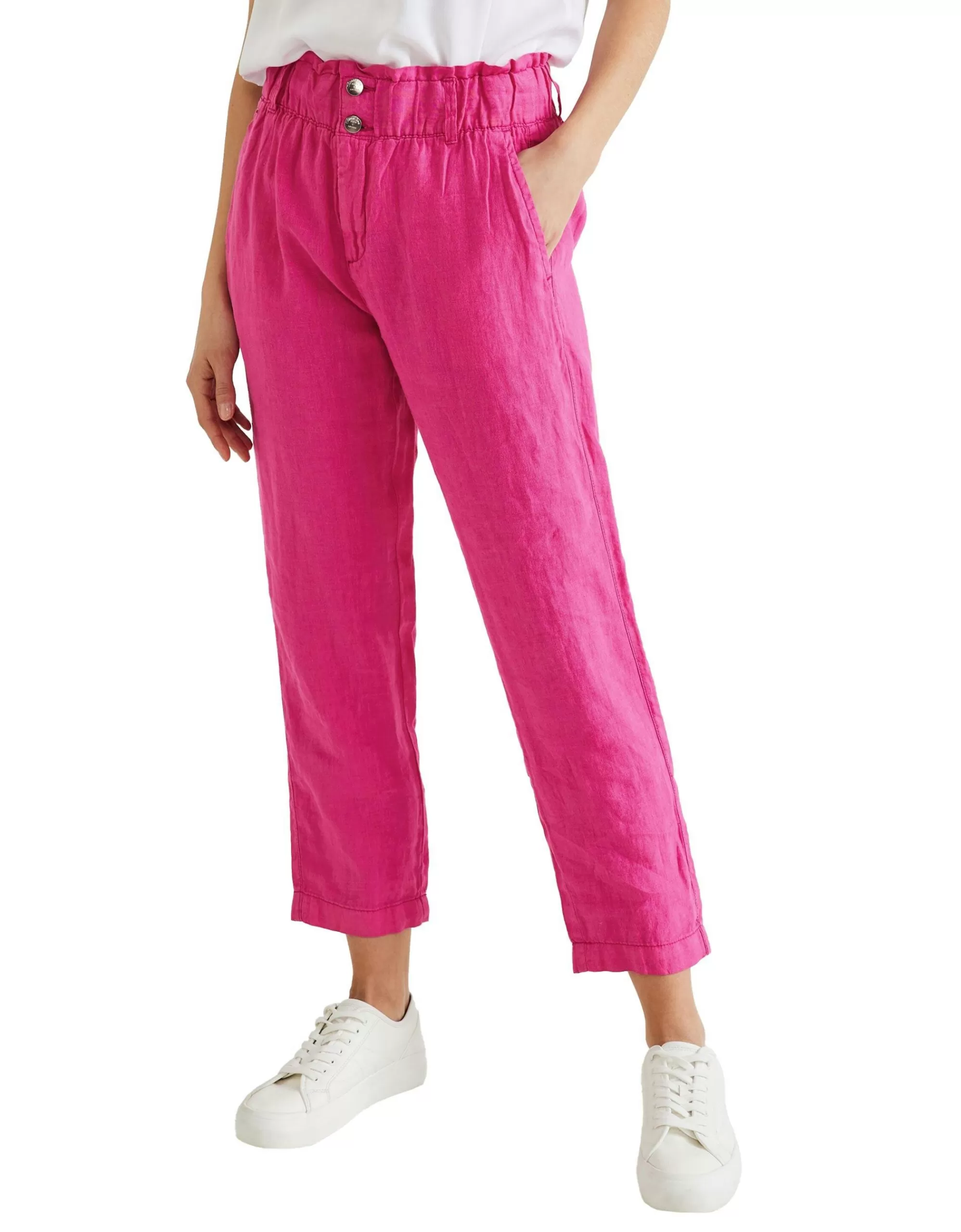 Street One Loose Fit Leinenhose Pink Best