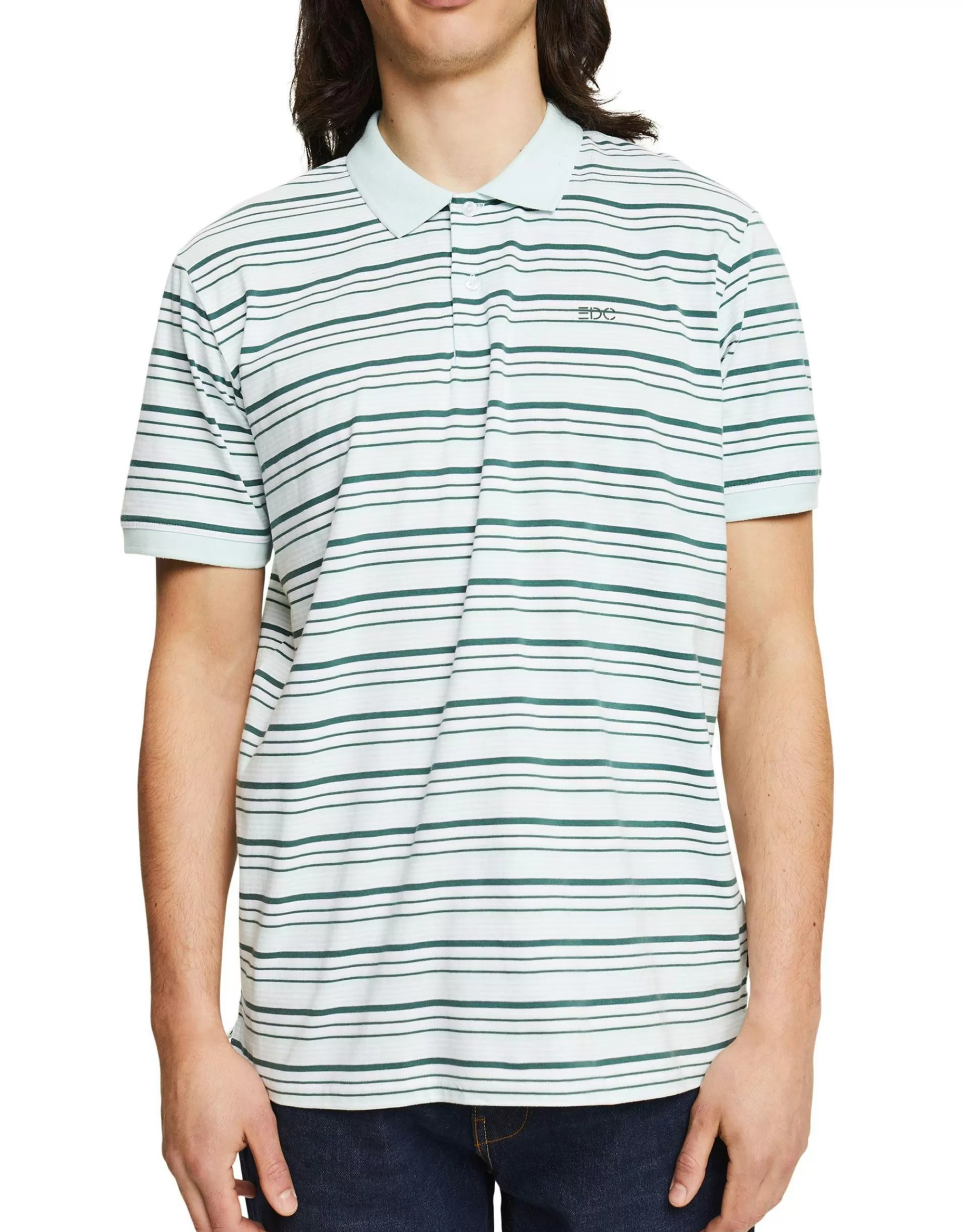 Mehrfarbig Gestreiftes Polo-Shirt-Esprit EDC Shop