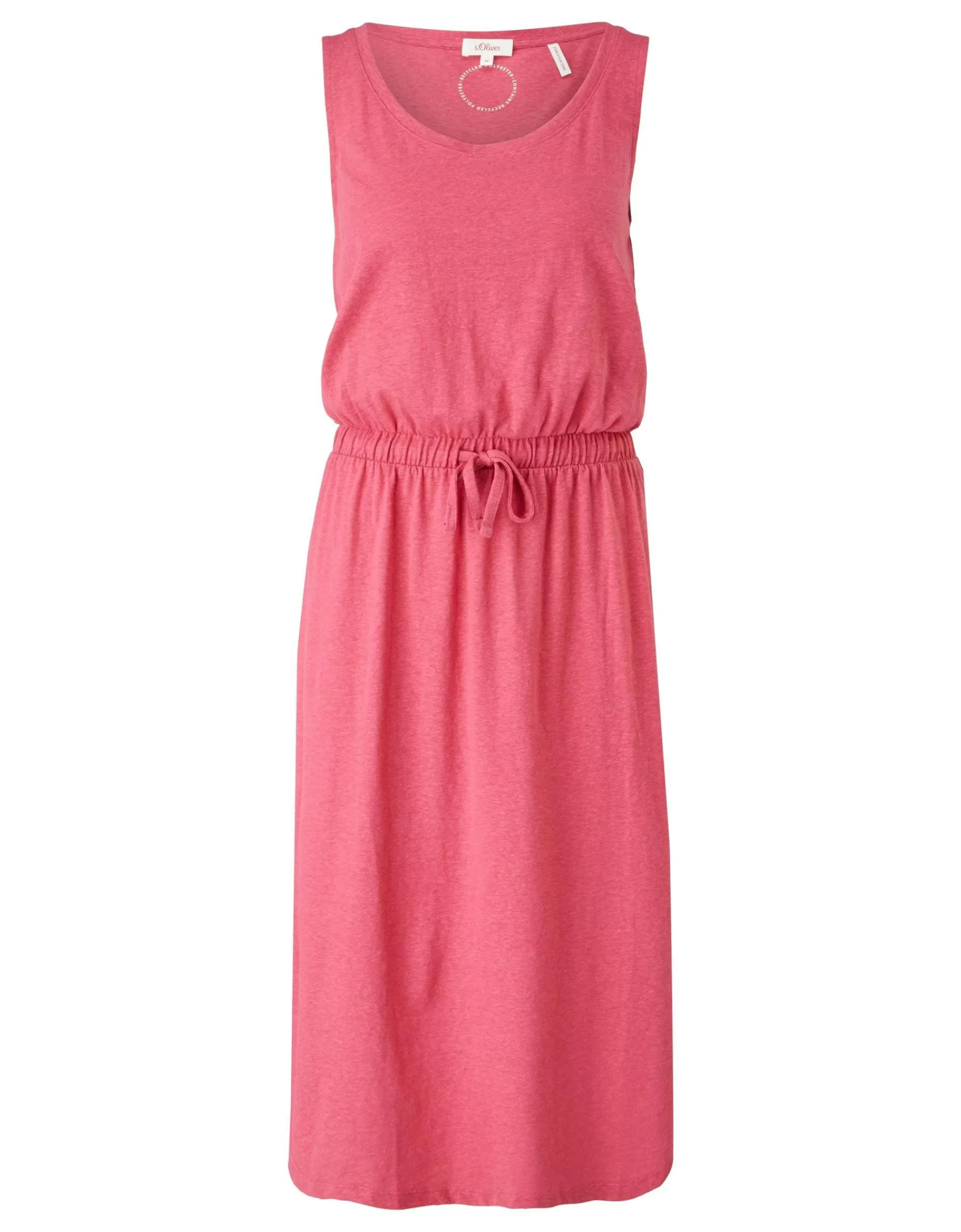 s.Oliver Midikleid Mit Flammgarnstruktur Pink Best