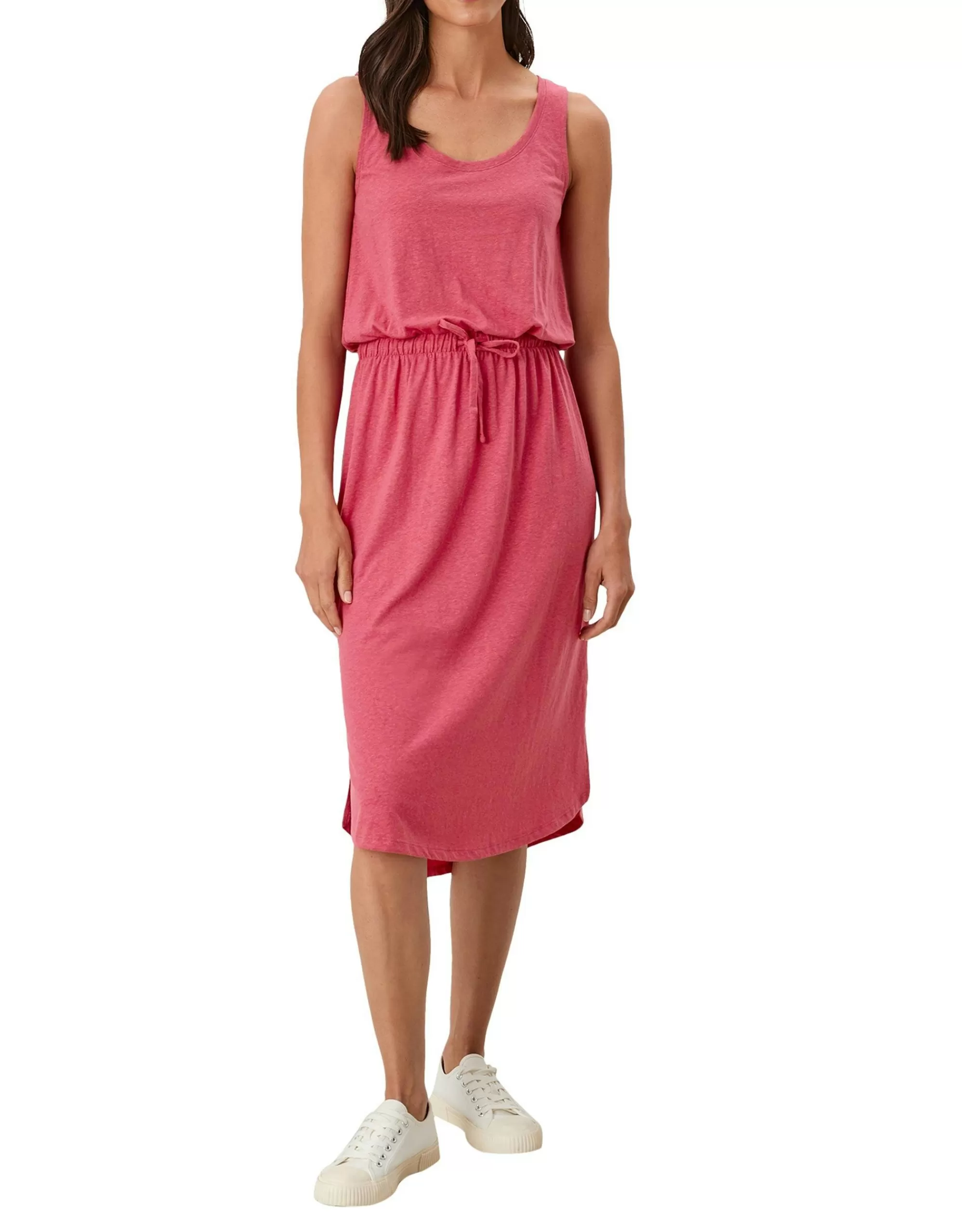 s.Oliver Midikleid Mit Flammgarnstruktur Pink Best