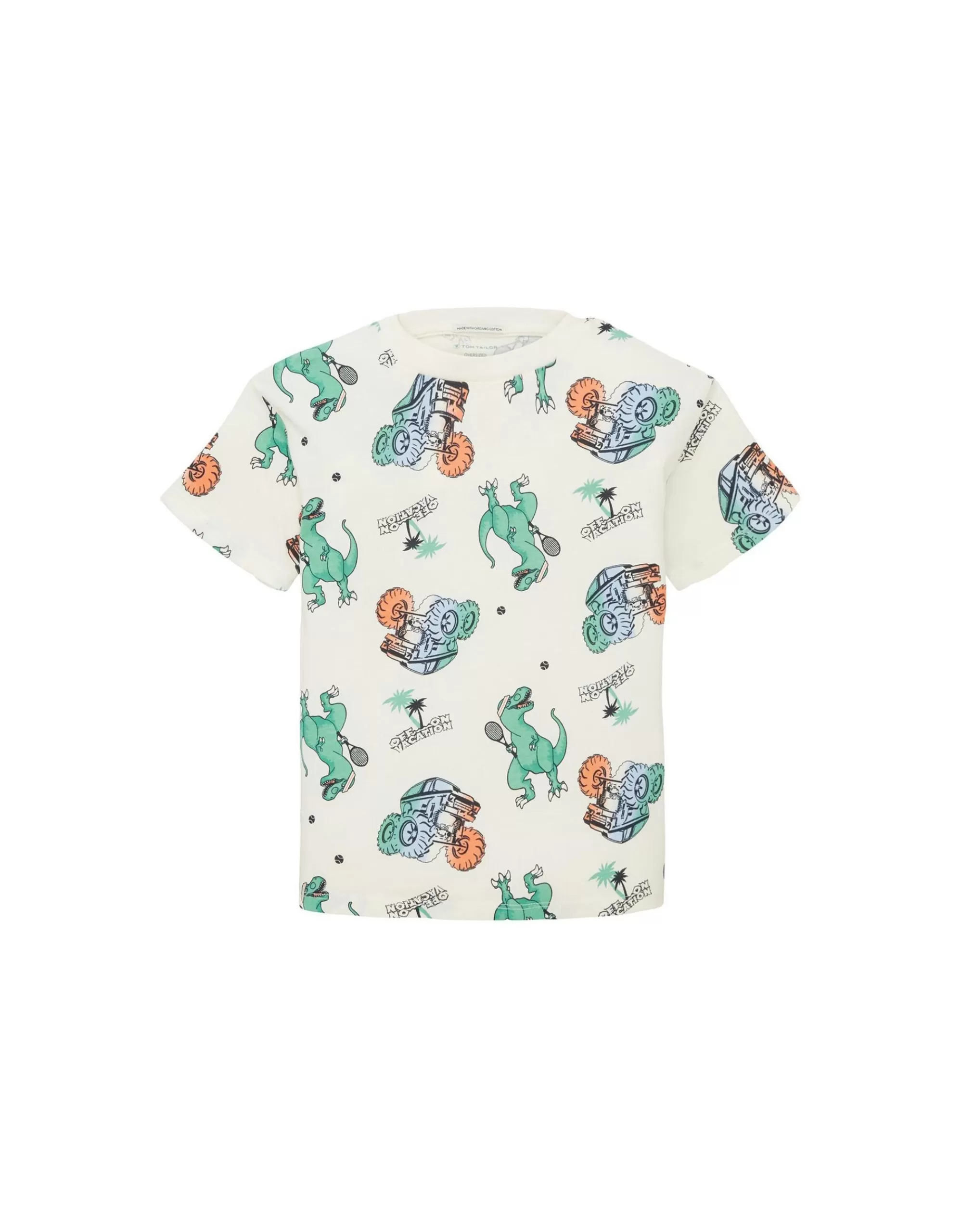 Mini Boys Oversized T-Shirt Mit Allover-Print-TOM TAILOR New