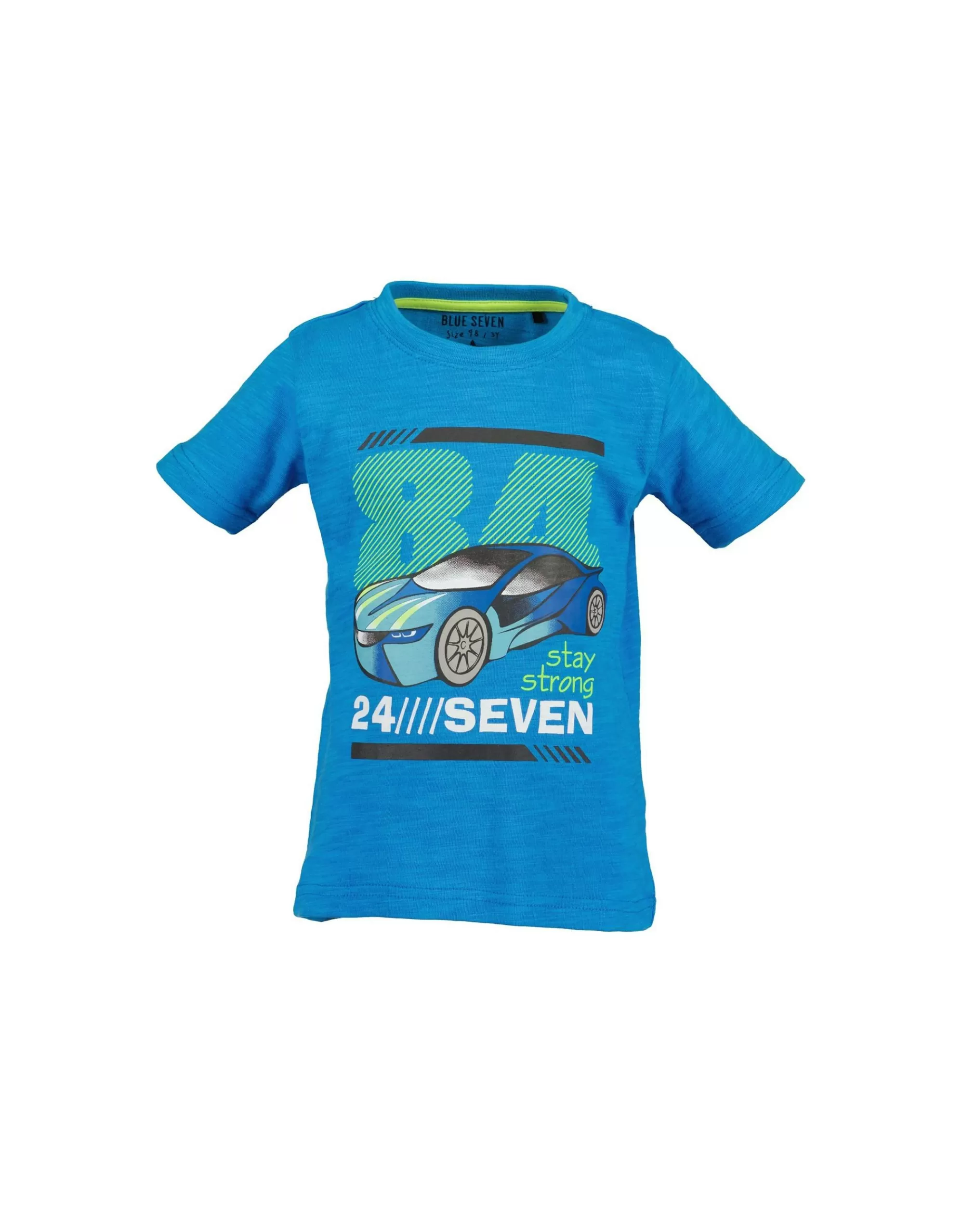 Mini Boys T-Shirt Mit Auto Druck-Blue Seven Online