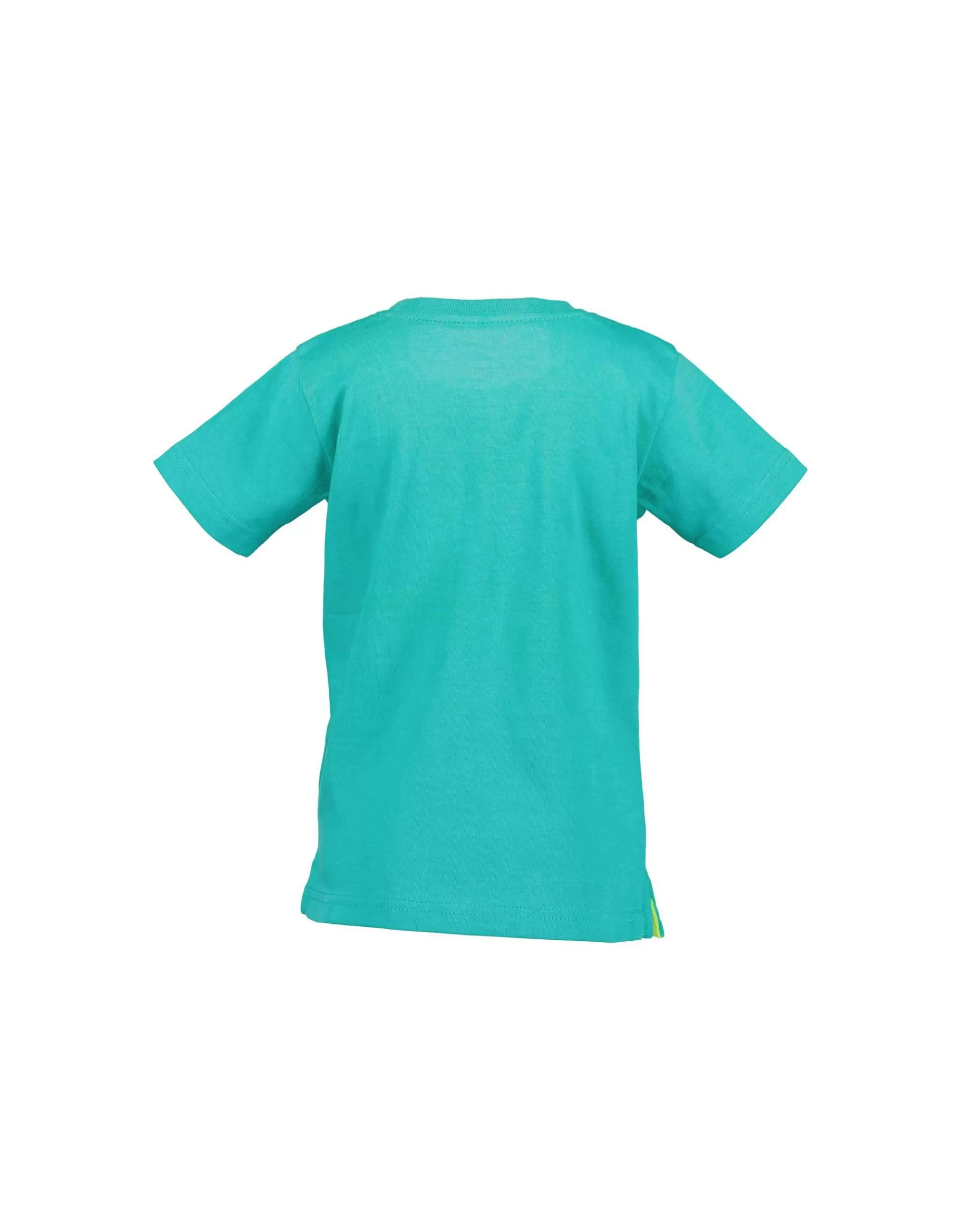 Mini Boys T-Shirt Mit Auto Druck-Blue Seven Fashion