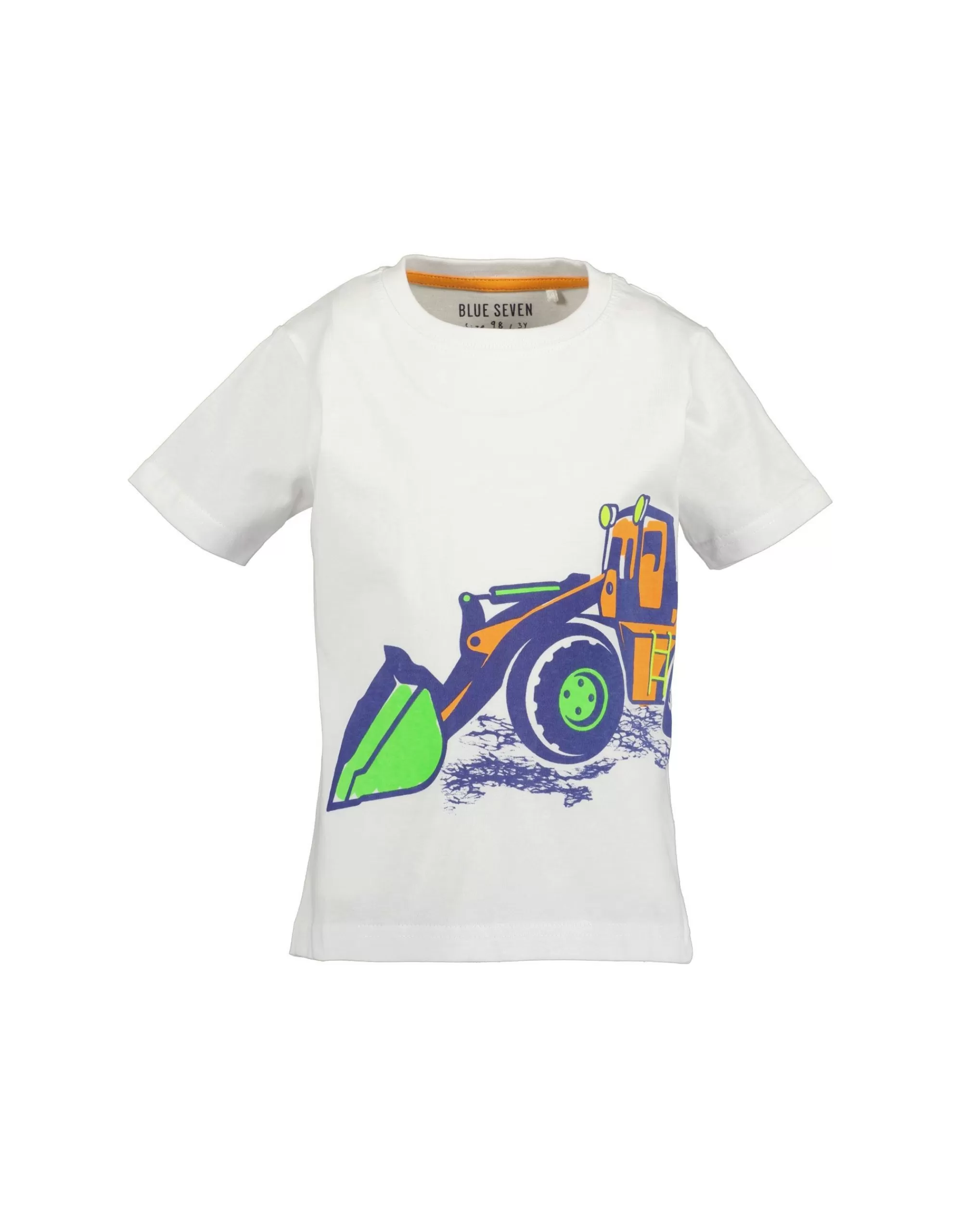 Mini Boys T-Shirt Mit Bagger Druck-Blue Seven Flash Sale