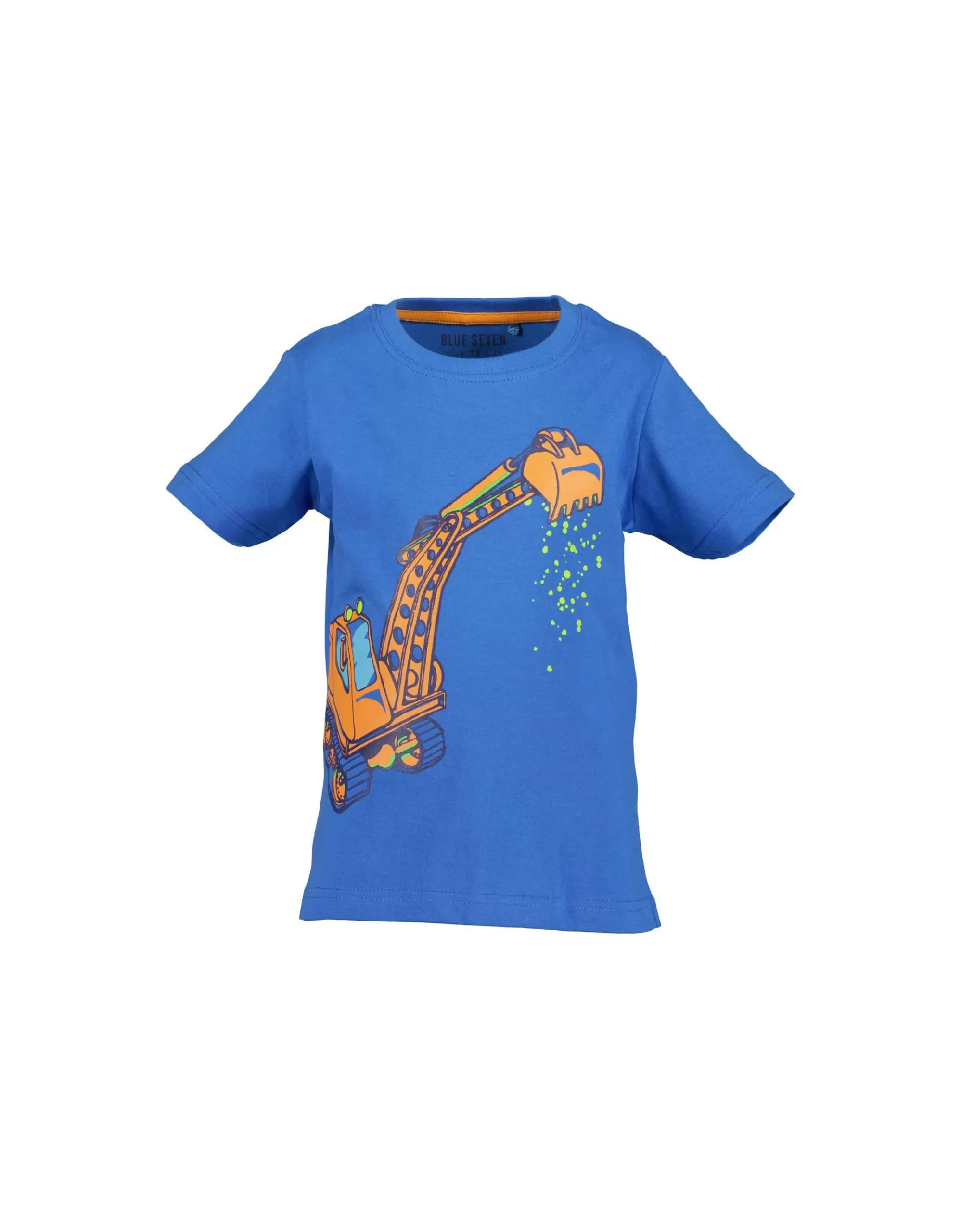 Mini Boys T-Shirt Mit Bagger Druck-Blue Seven Shop