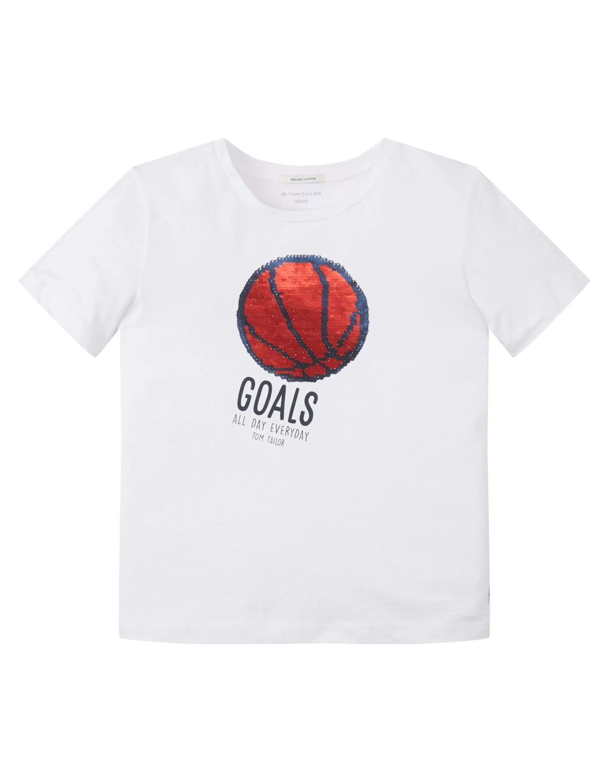 Mini Boys T-Shirt Mit Bio-Baumwolle Und Collem Basketballdruck-TOM TAILOR Discount