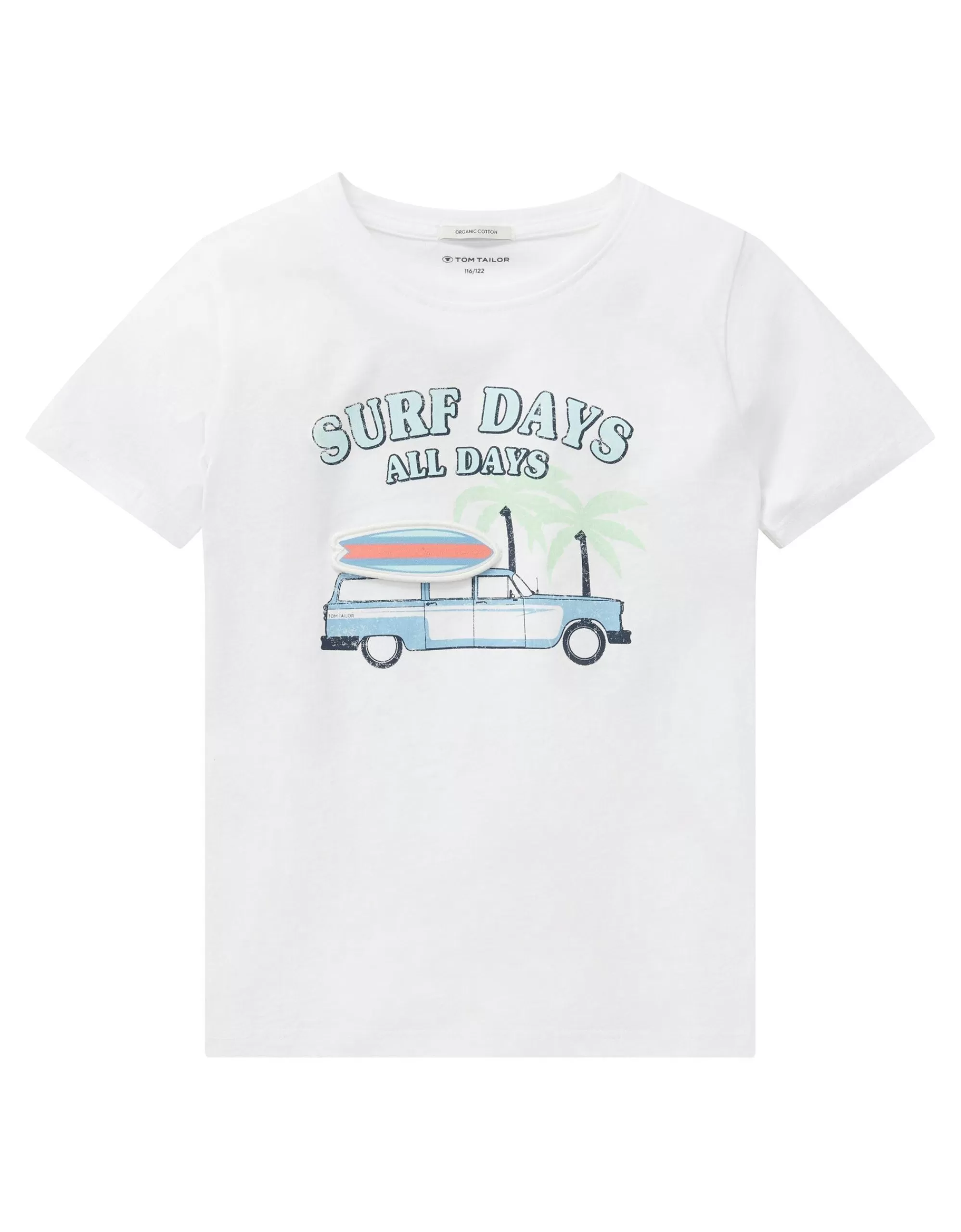 Mini Boys T-Shirt Mit Coolem Druck Und Mottospruch-TOM TAILOR Sale