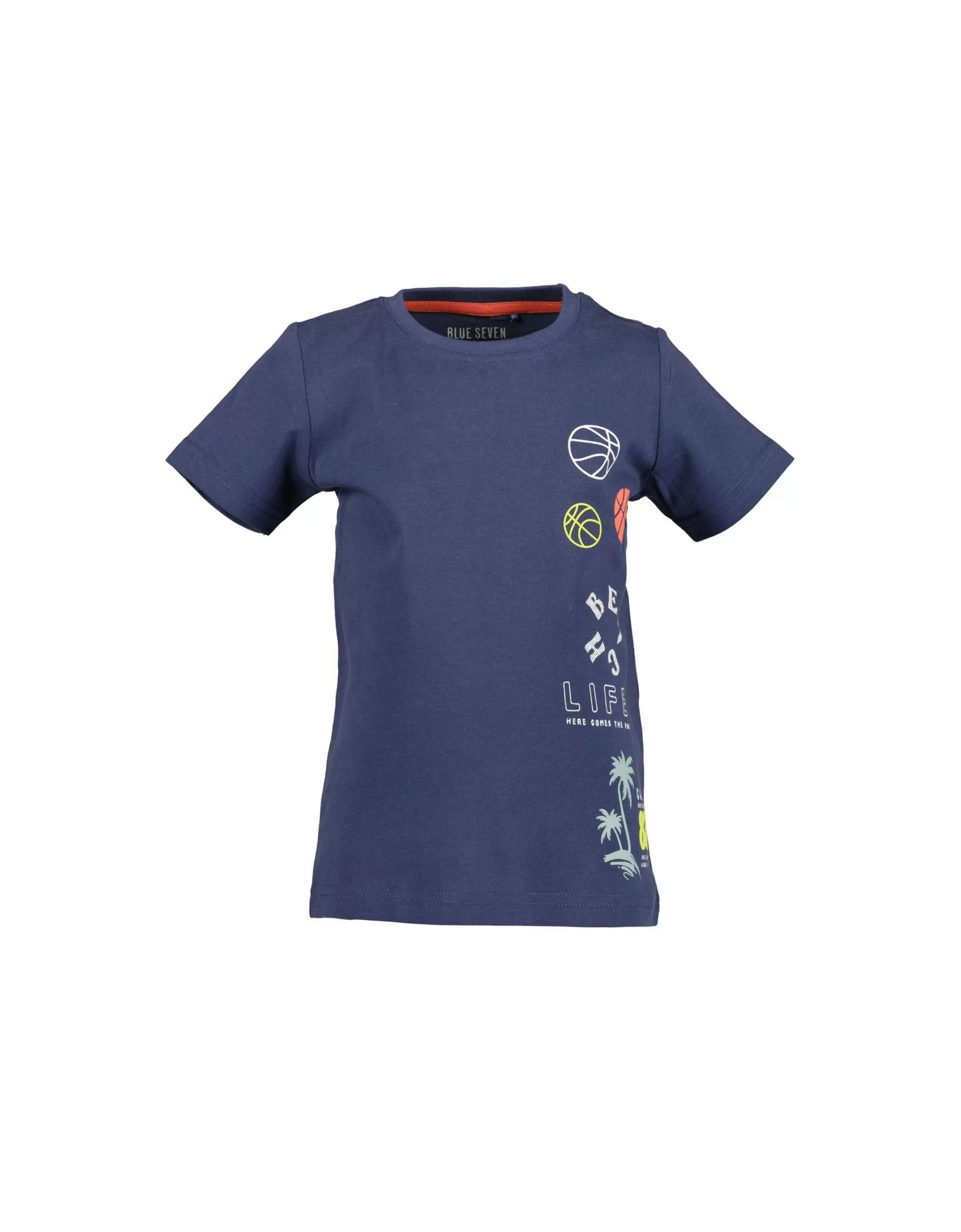 Mini Boys T-Shirt Mit Mottodruck-Blue Seven Fashion