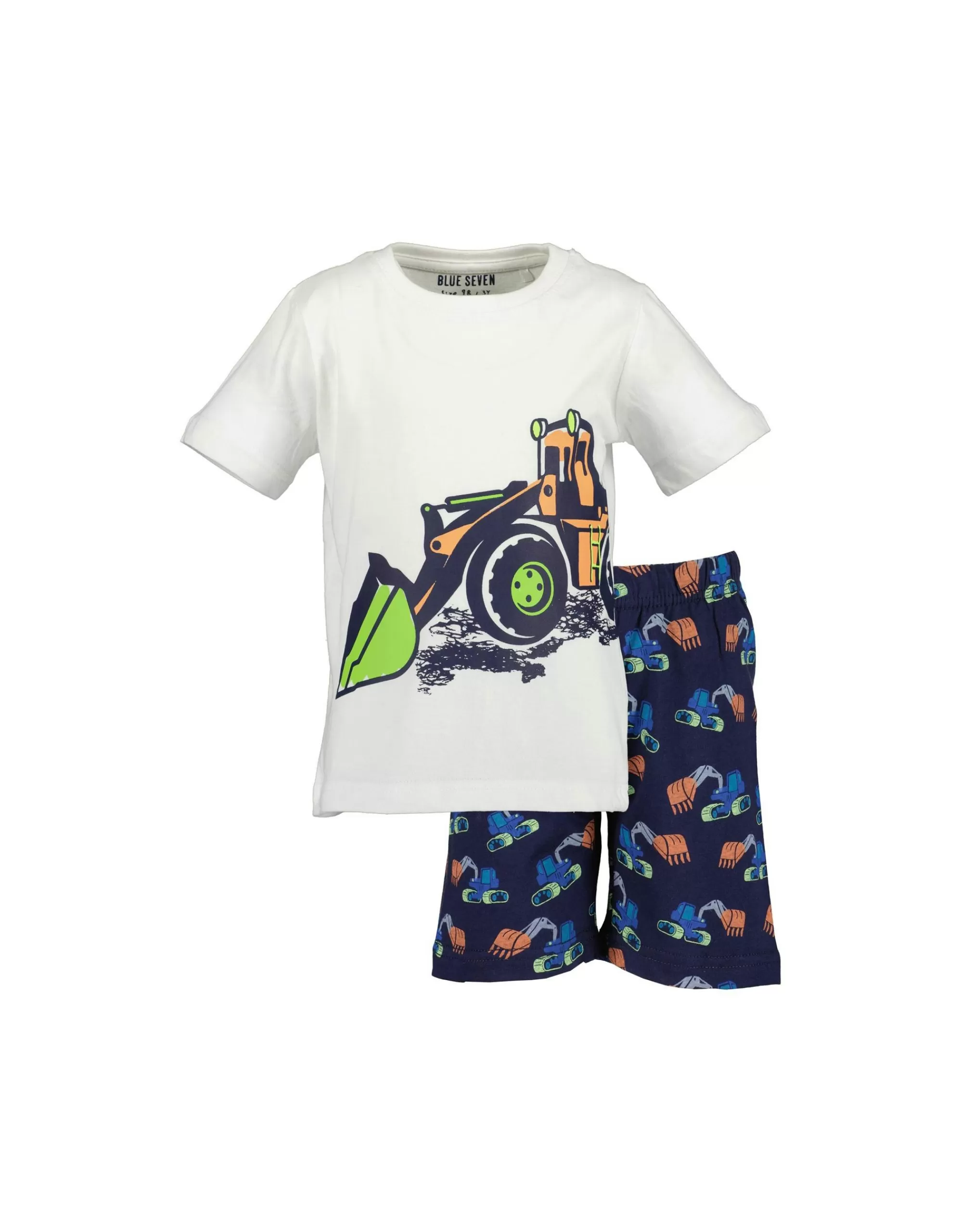 Mini Boys/Boys Pyjama Kurz-Blue Seven Flash Sale