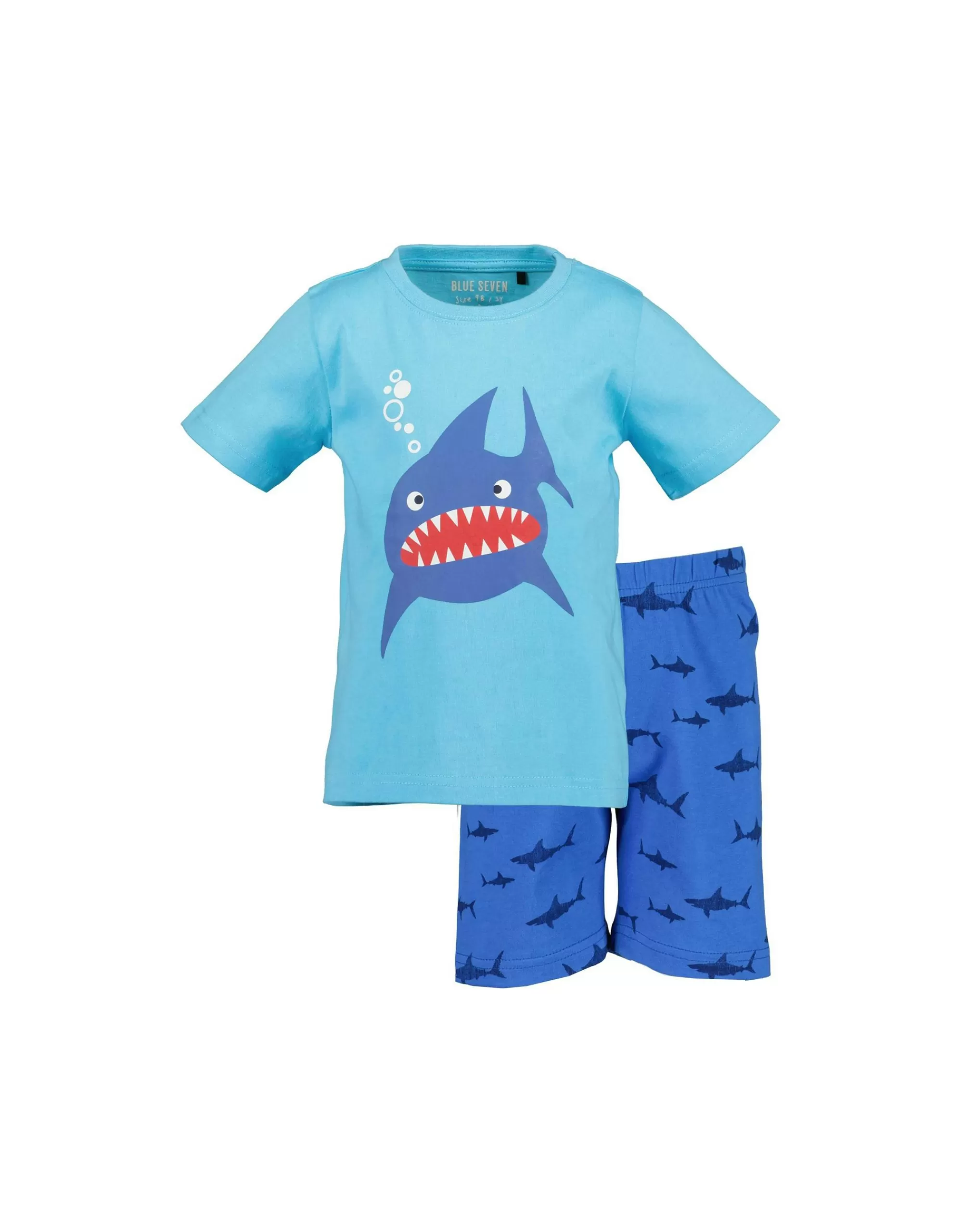 Mini Boys/Boys Pyjama Kurz-Blue Seven Hot