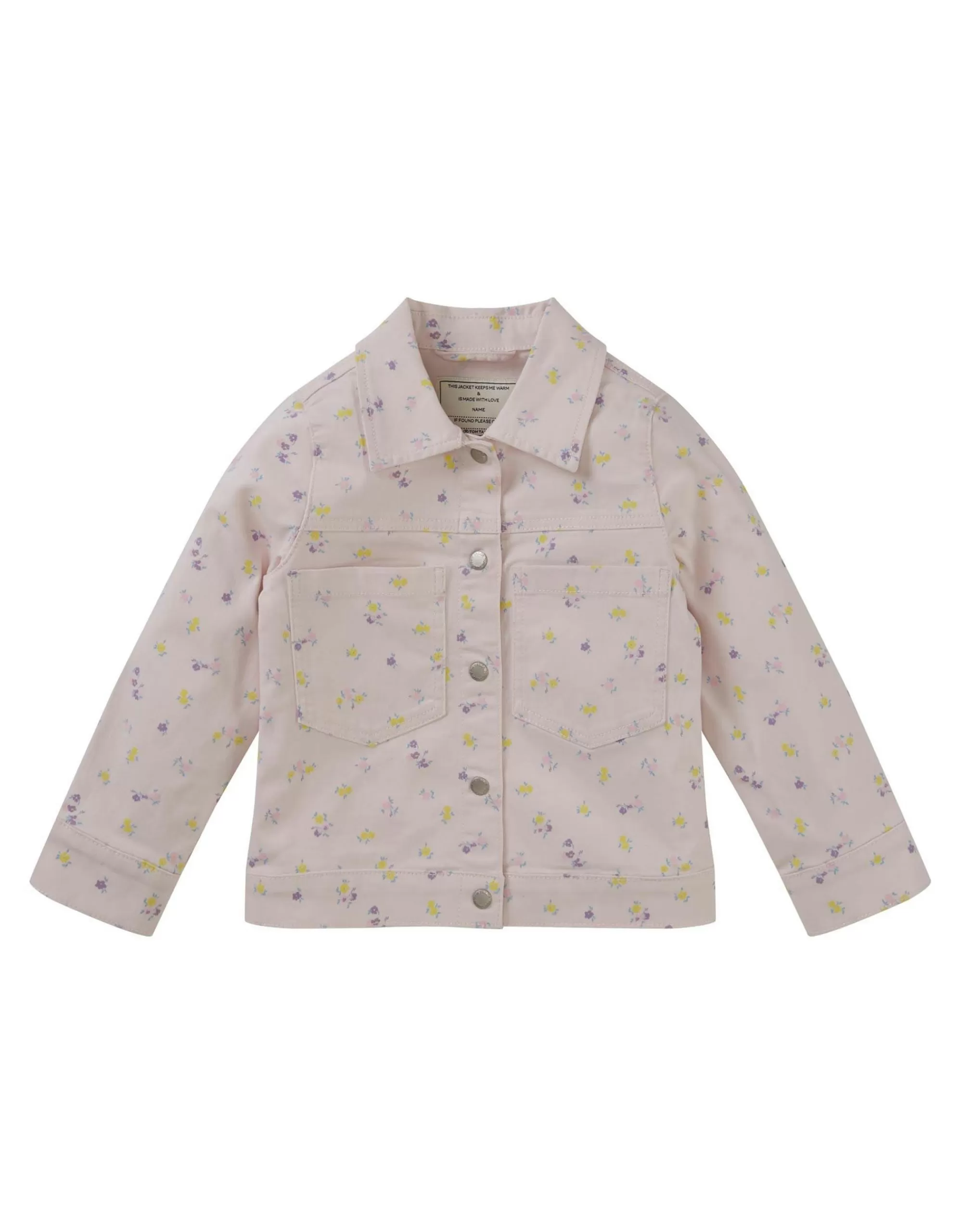 Mini Girls Jeansjacke Mit Blumenprint-TOM TAILOR Hot