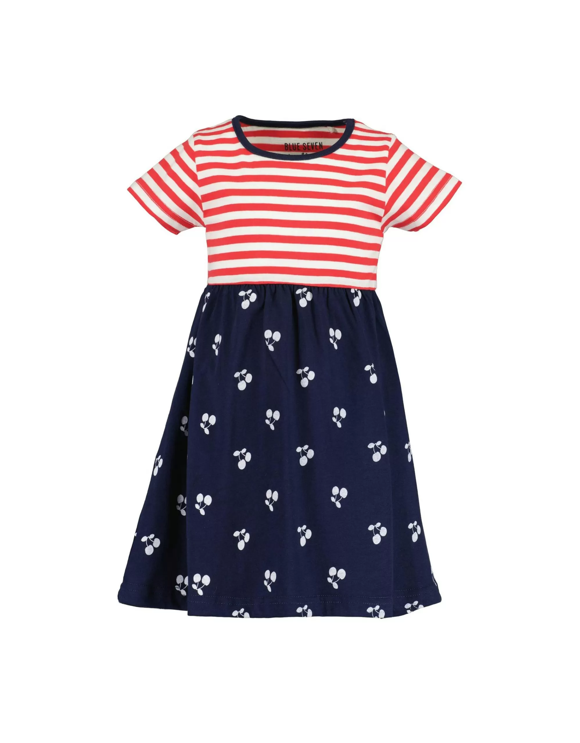 Mini Girls Kleid Im Streifenlook-Blue Seven Flash Sale