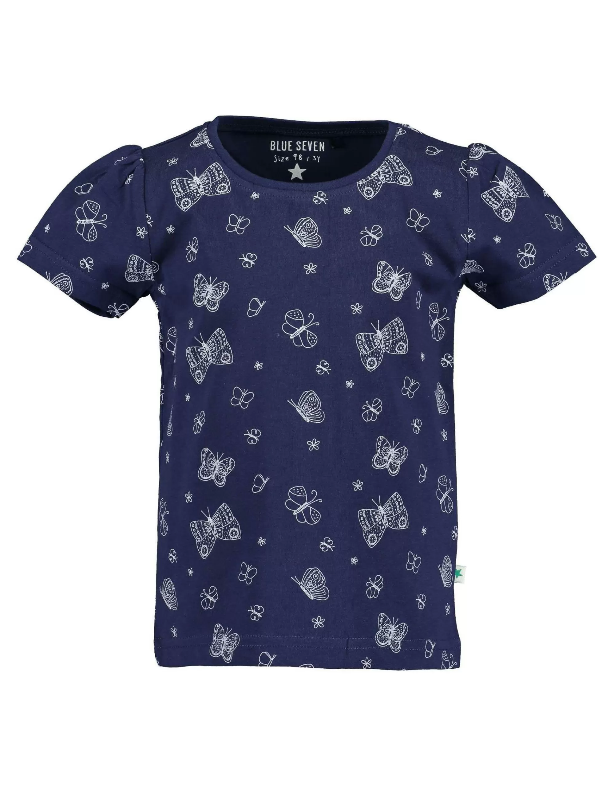 Mini Girls T-Shirt-Blue Seven Outlet