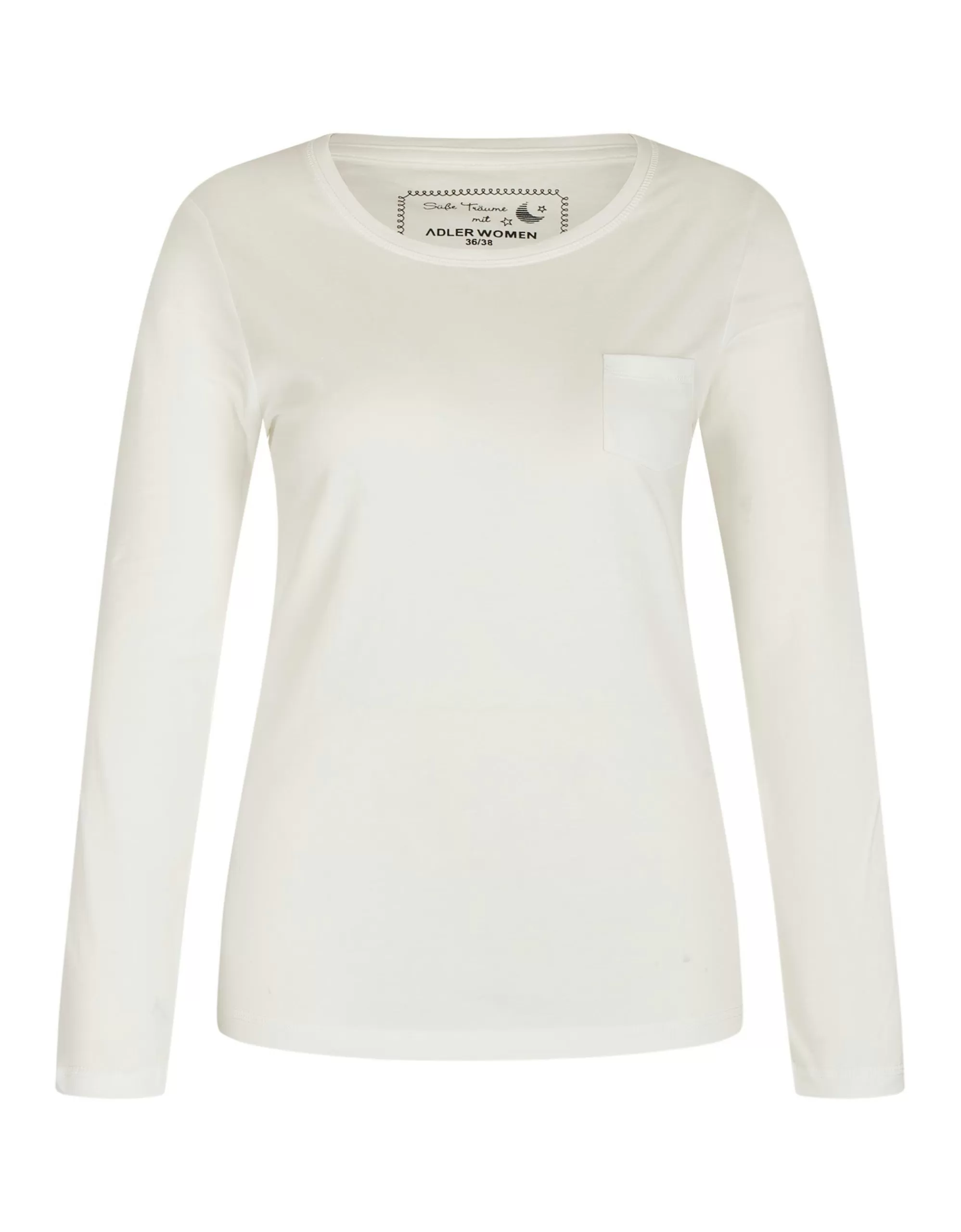 ADLER WOMEN Mix & Match Pyjama Oberteil Creme Outlet