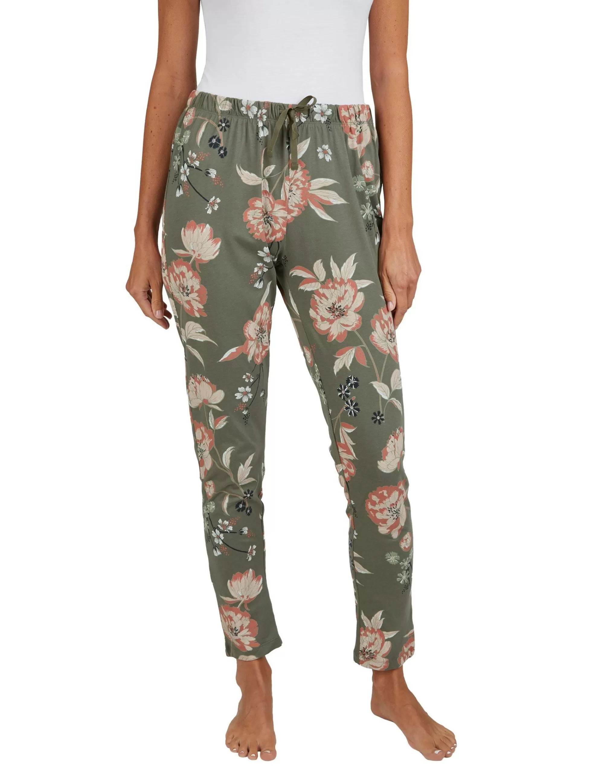 Adler Mix & Match Pyjamahose Khaki Best Sale