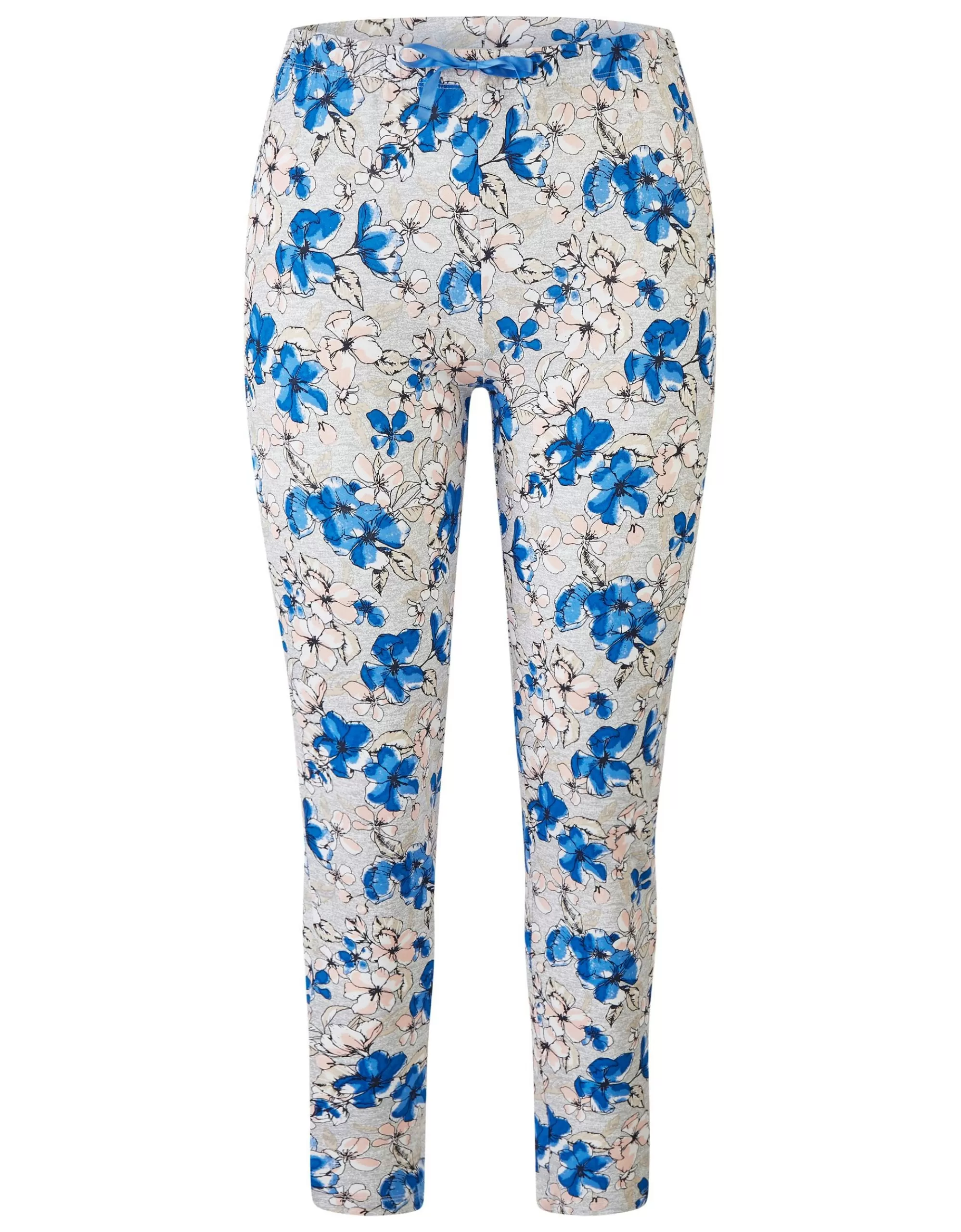 ADLER WOMEN Mix&Match Pyjamahose Grau/Blau Discount