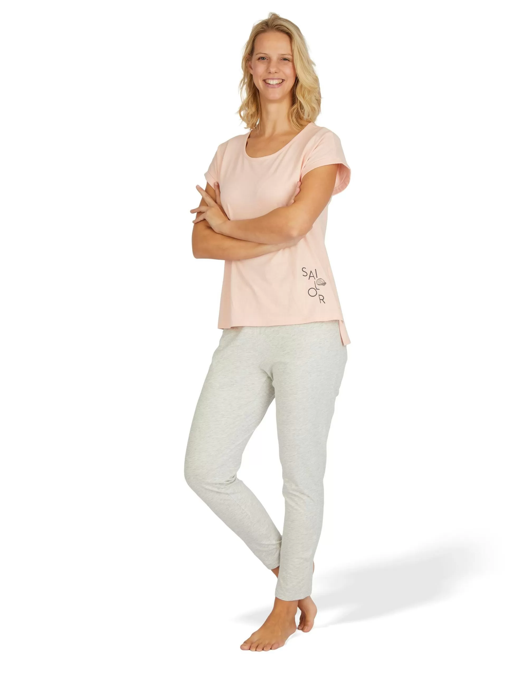 ADLER WOMEN Mix&Match Pyjamahose Grau Outlet