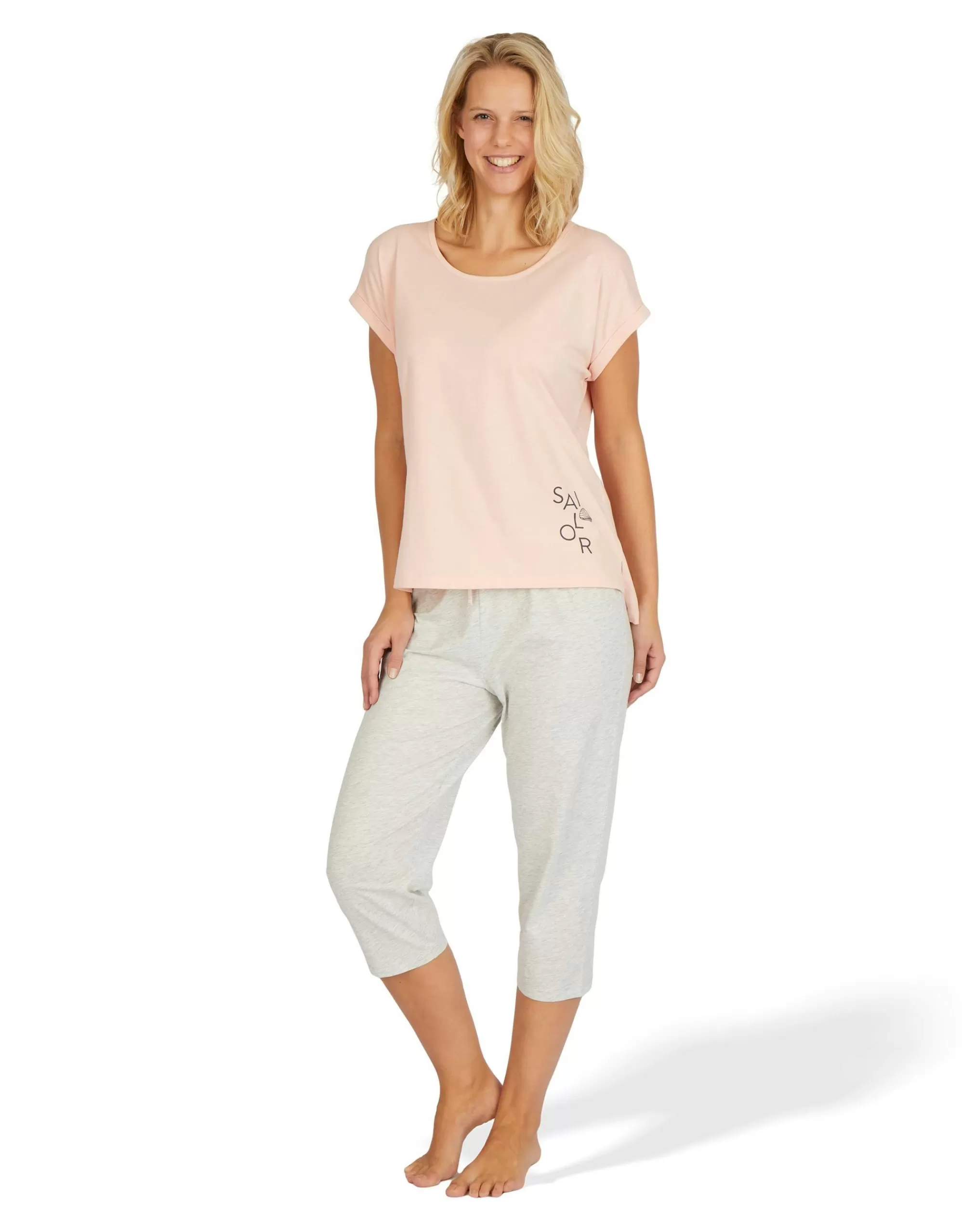 ADLER WOMEN Mix&Match Pyjamahose 3/4-Länge Grau Online