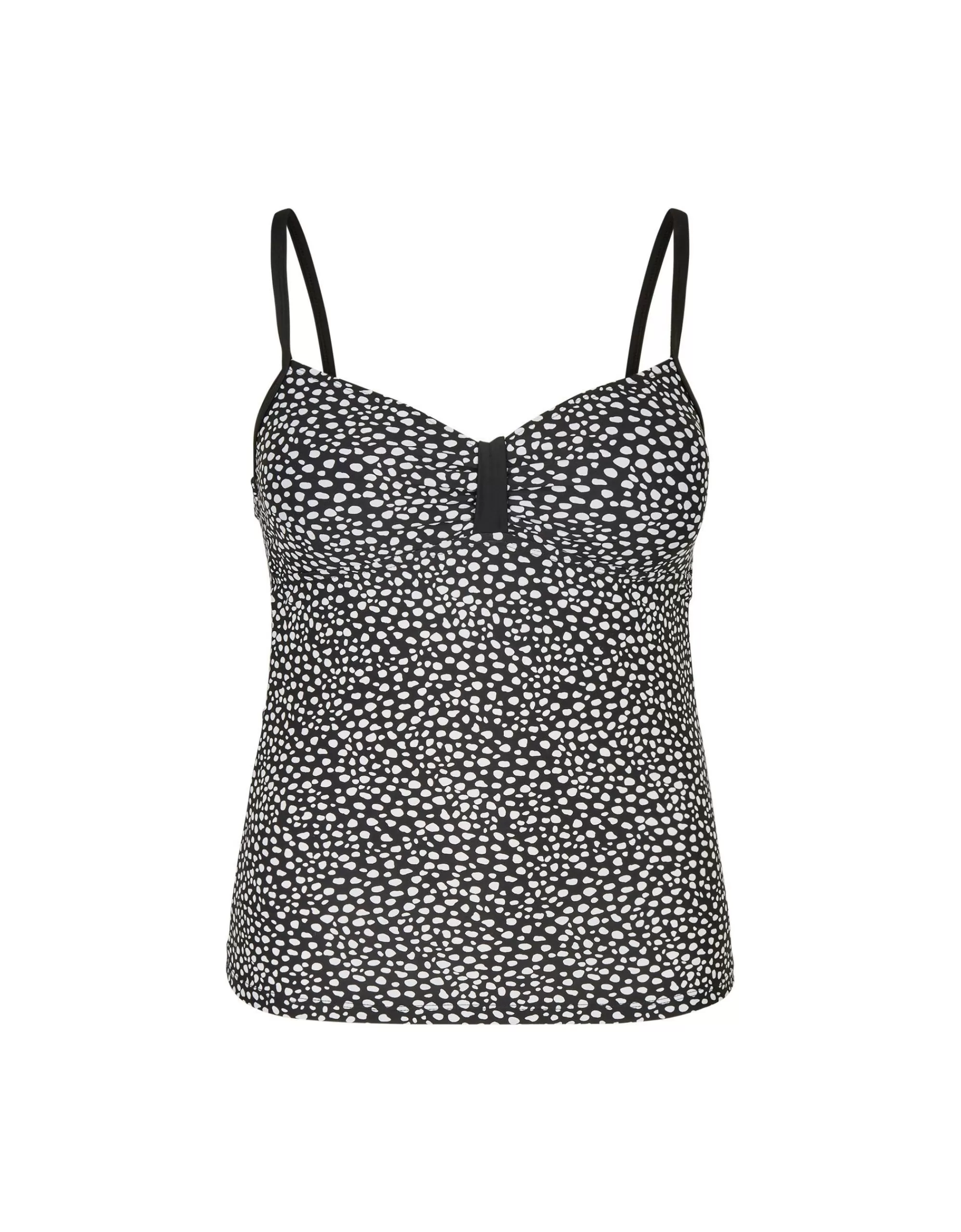 Bexleys woman Mix&Match Tankini-Oberteil Mit Allover Druck Schwarz/Weiß Clearance