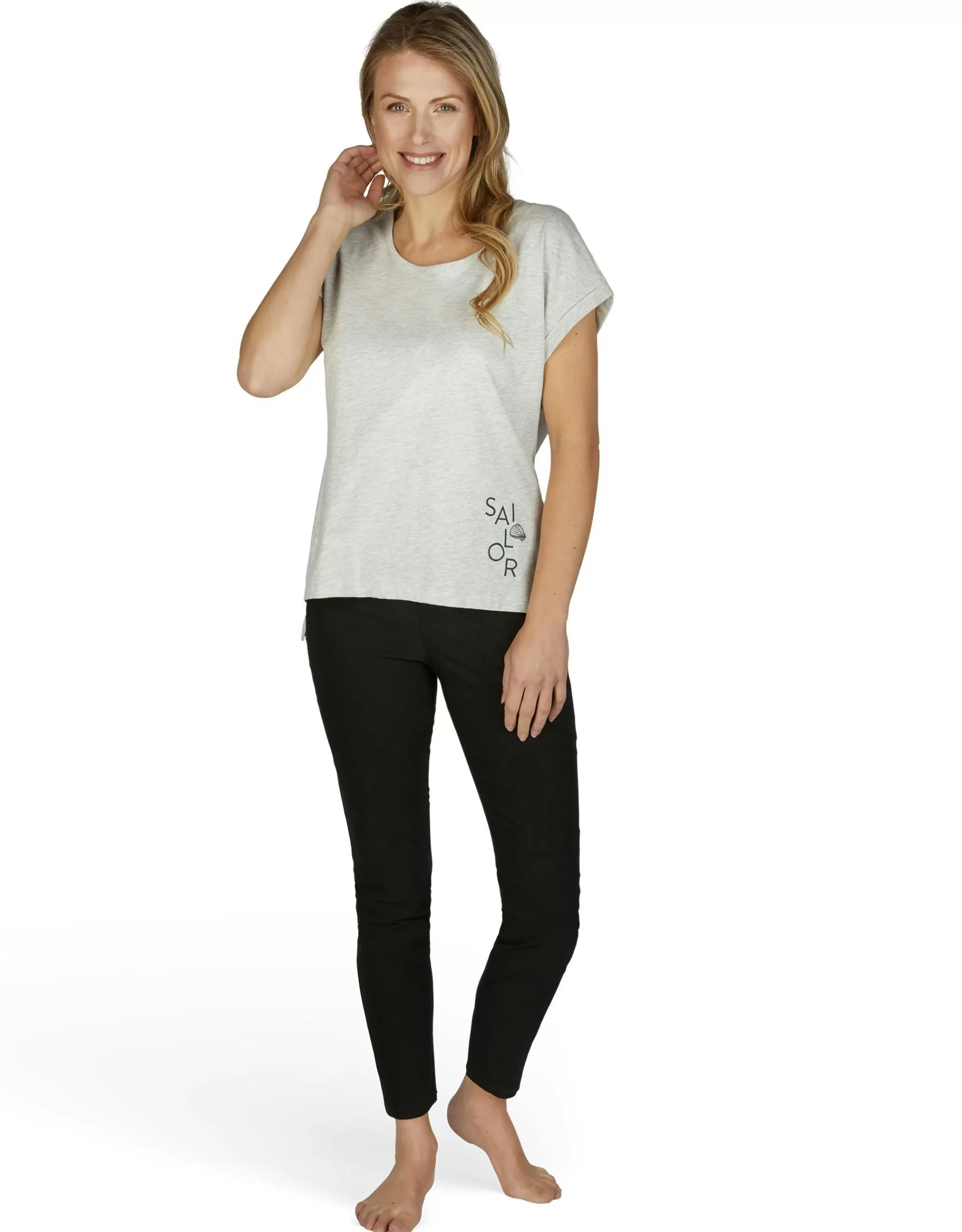 ADLER WOMEN Mix&Match T-Shirt Grau Flash Sale