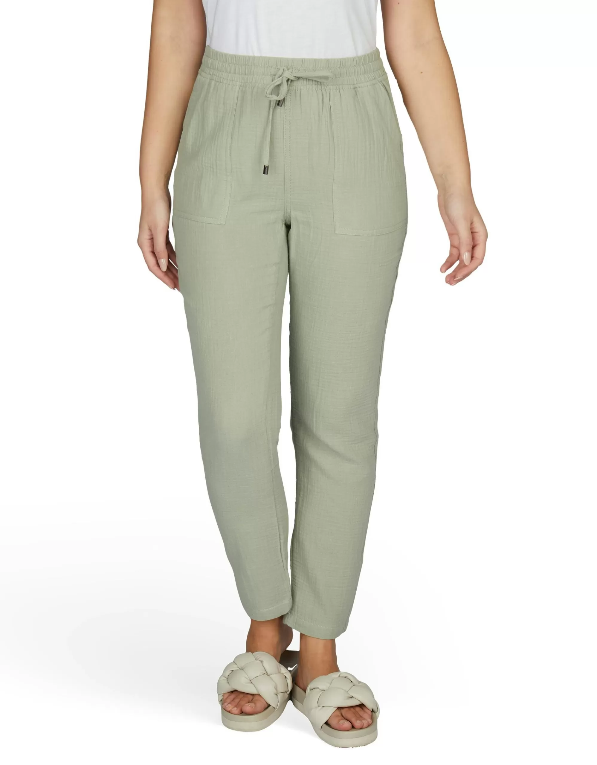 Steilmann Edition Musselin Joggpants Khaki Best Sale