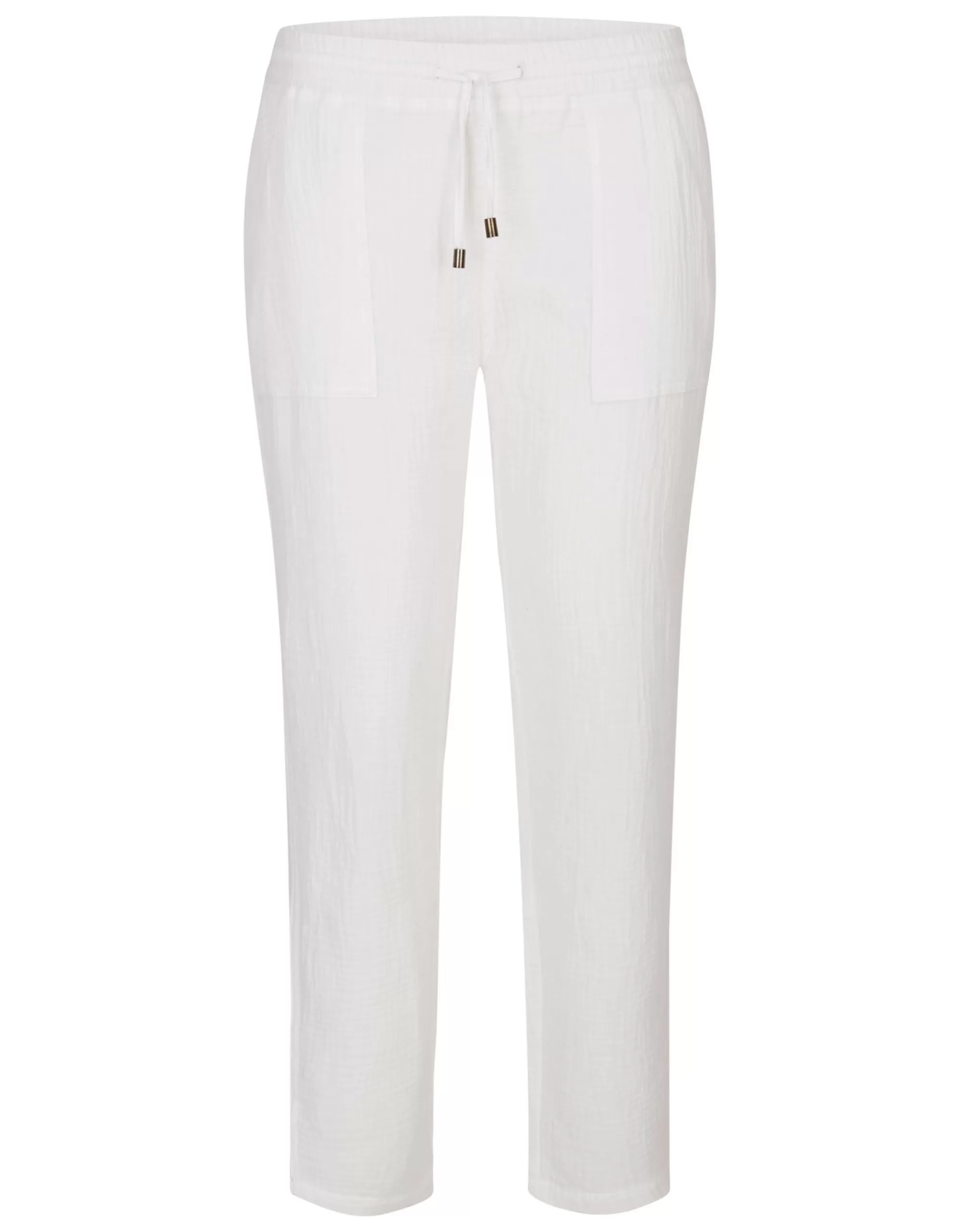 Bexleys woman Musselin-Joggpants Weiß Flash Sale