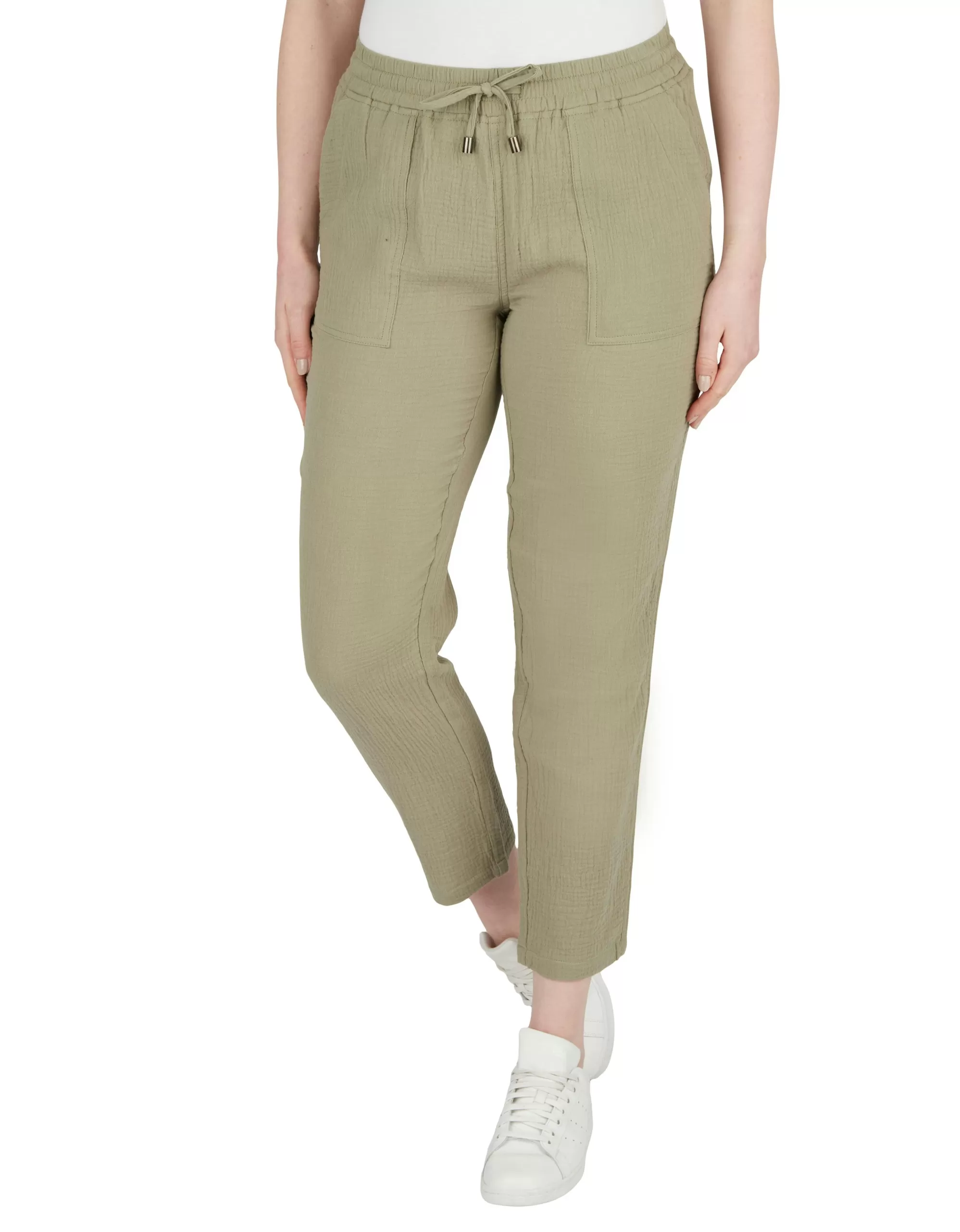 Bexleys woman Musselin-Joggpants Khaki Best