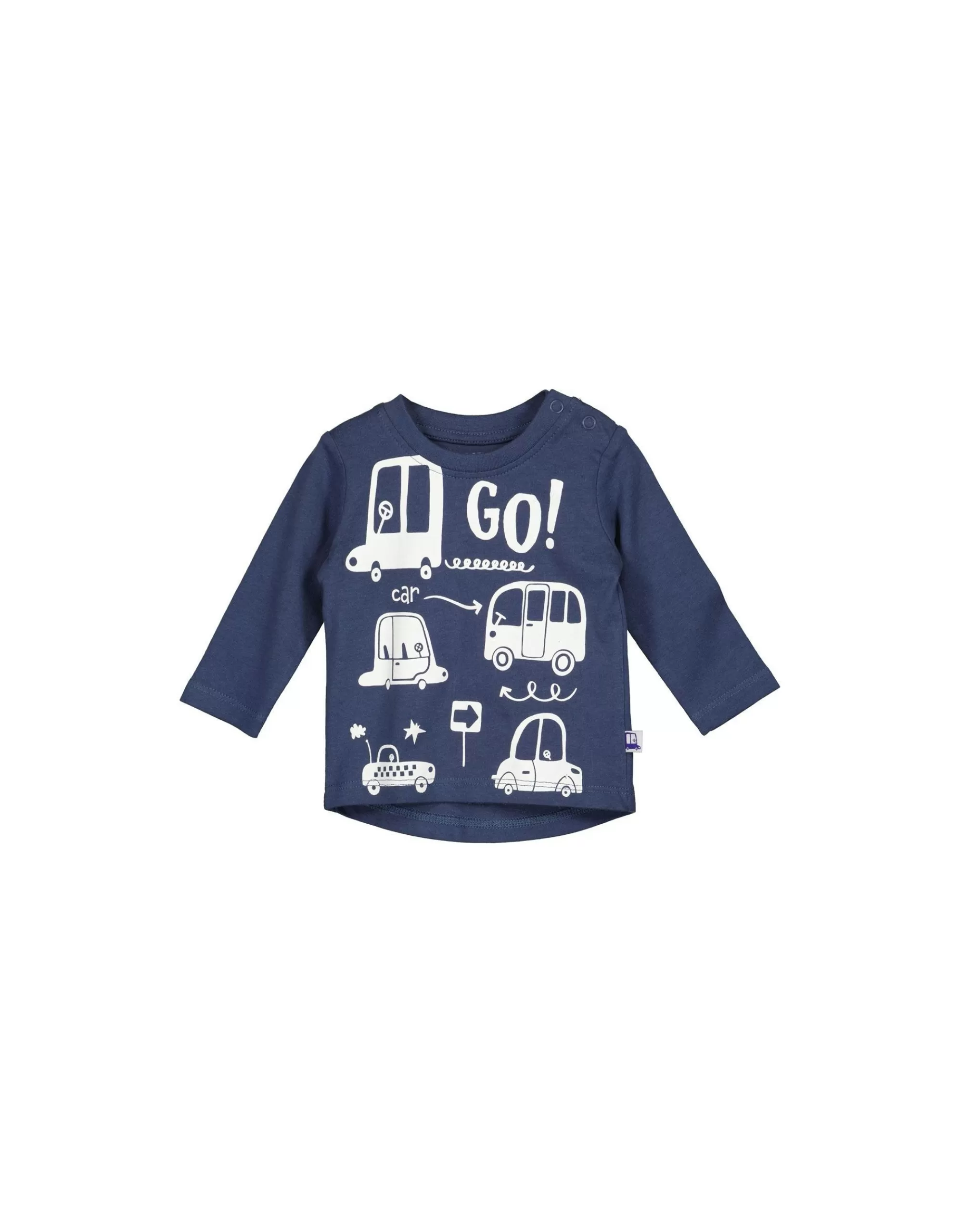 New Born Baby Boys Shirt-Blue Seven Outlet