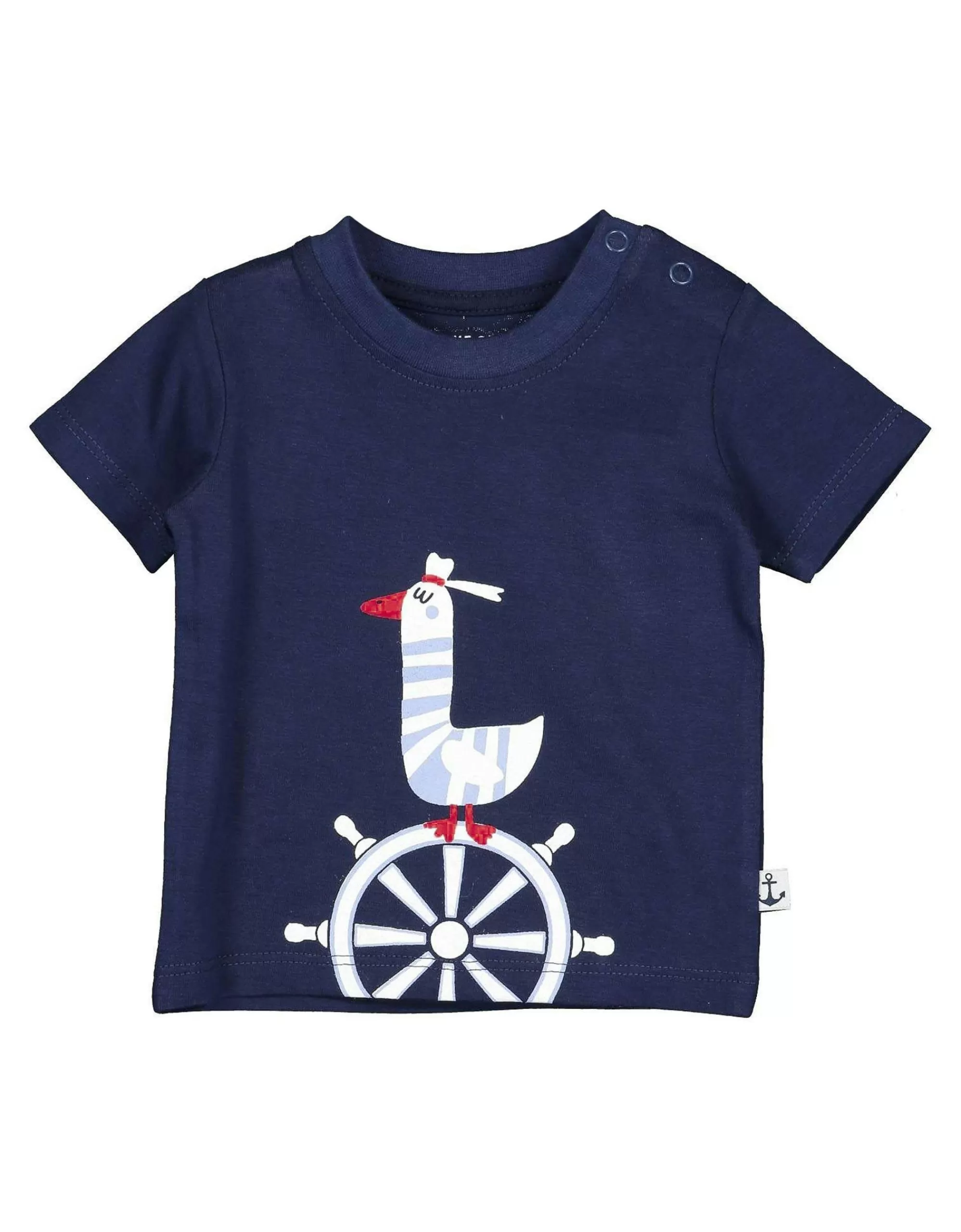 New Born Baby Boys T-Shirt-Blue Seven Hot