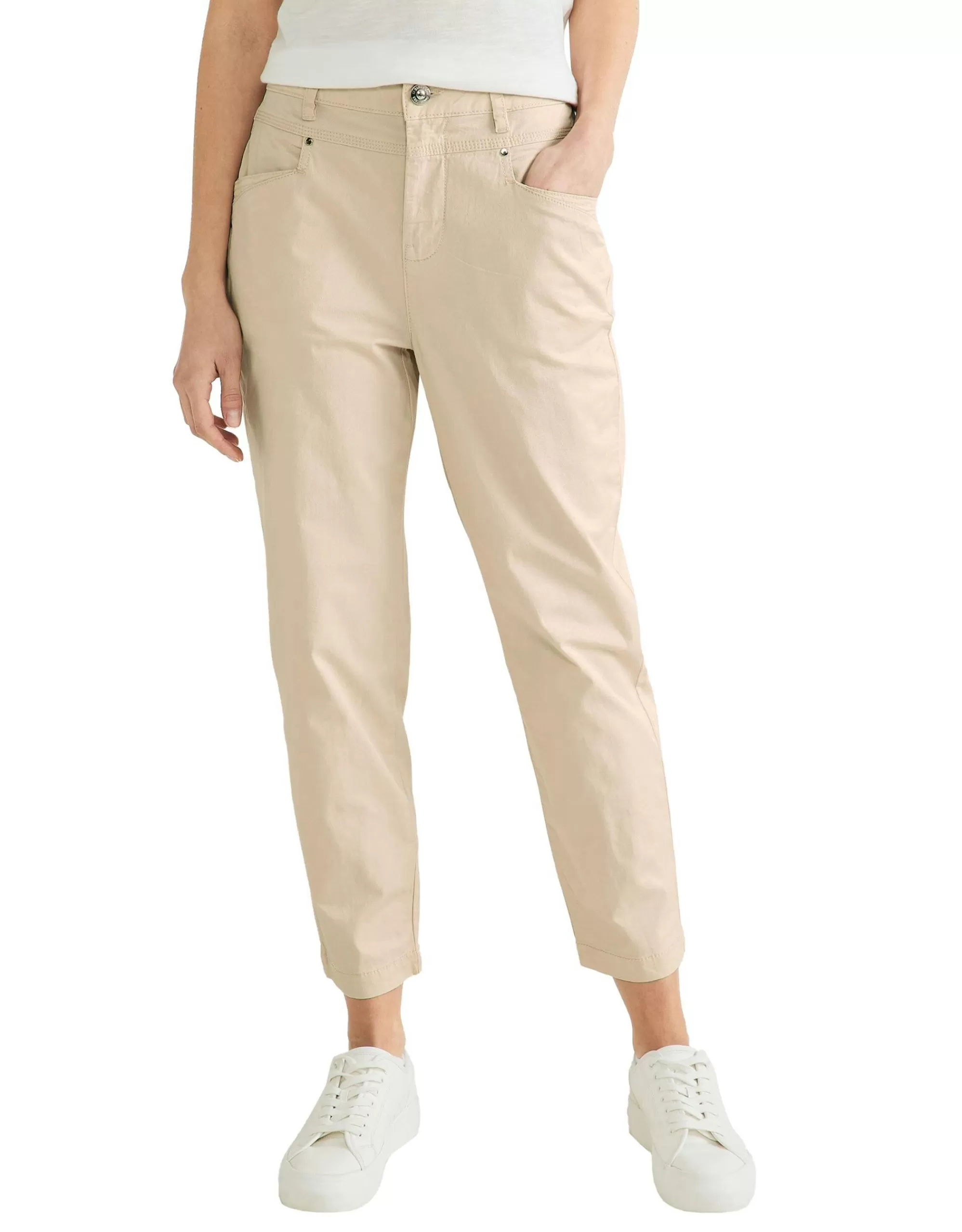 Street One Papertouch Casual Fit Hose Beige Sale