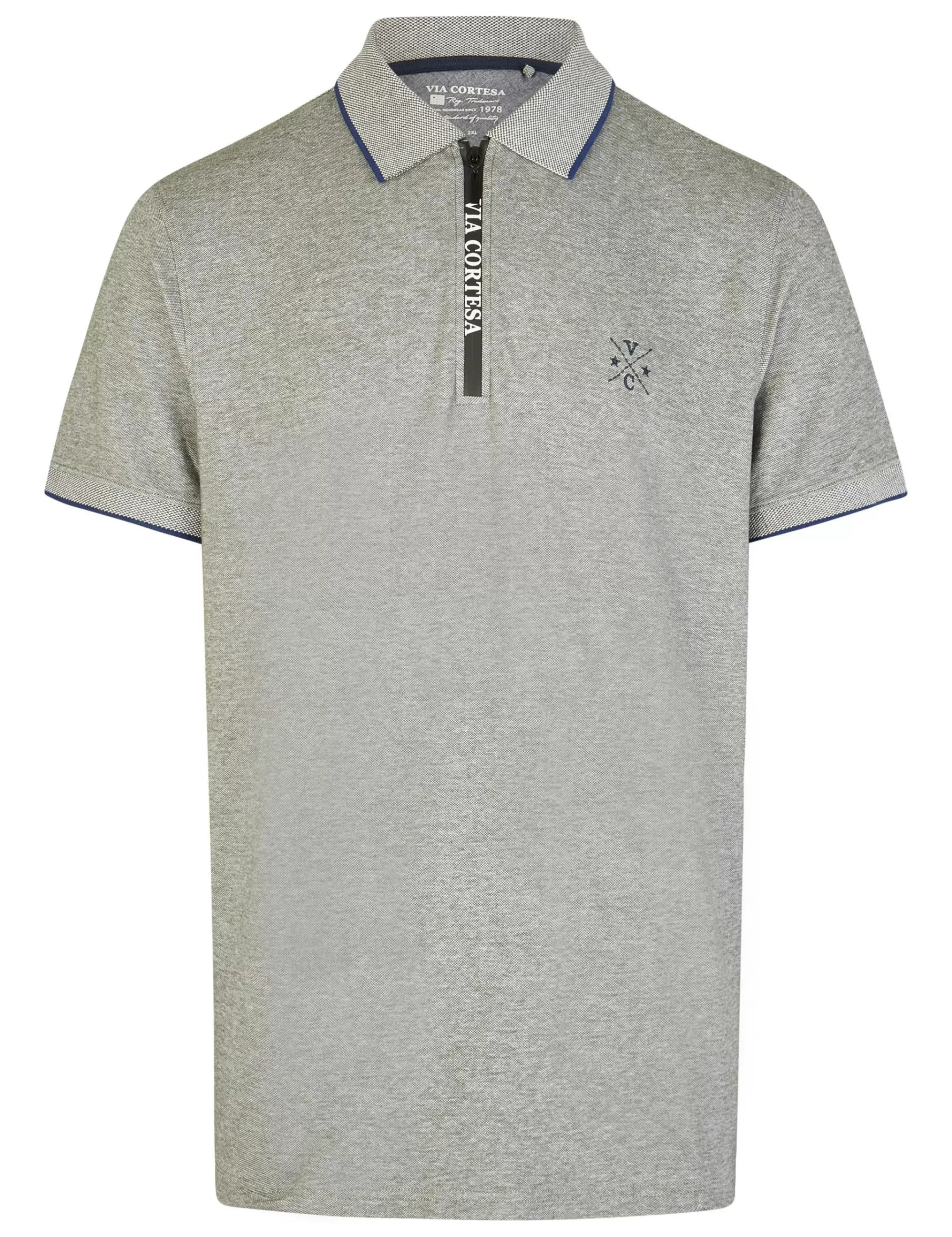 Poloshirt In Pique-Struktur-Via Cortesa Outlet