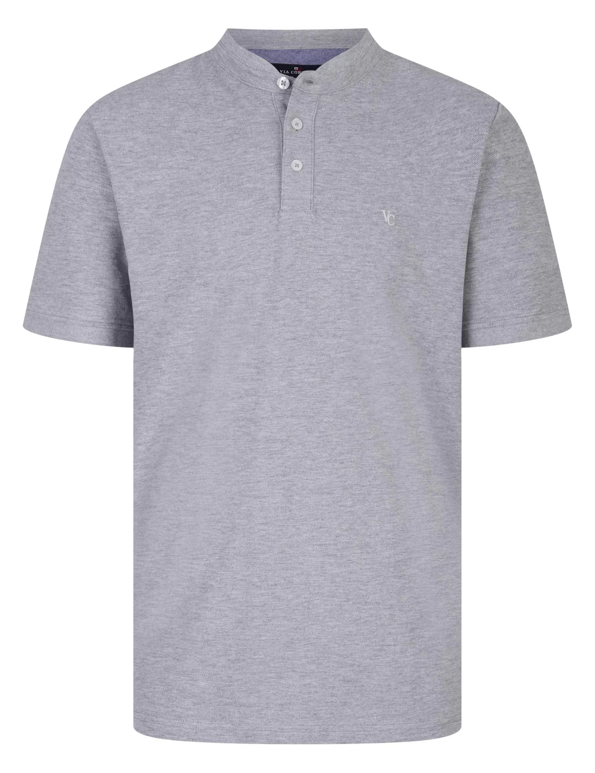 Poloshirt In Unifarbe-Via Cortesa Cheap