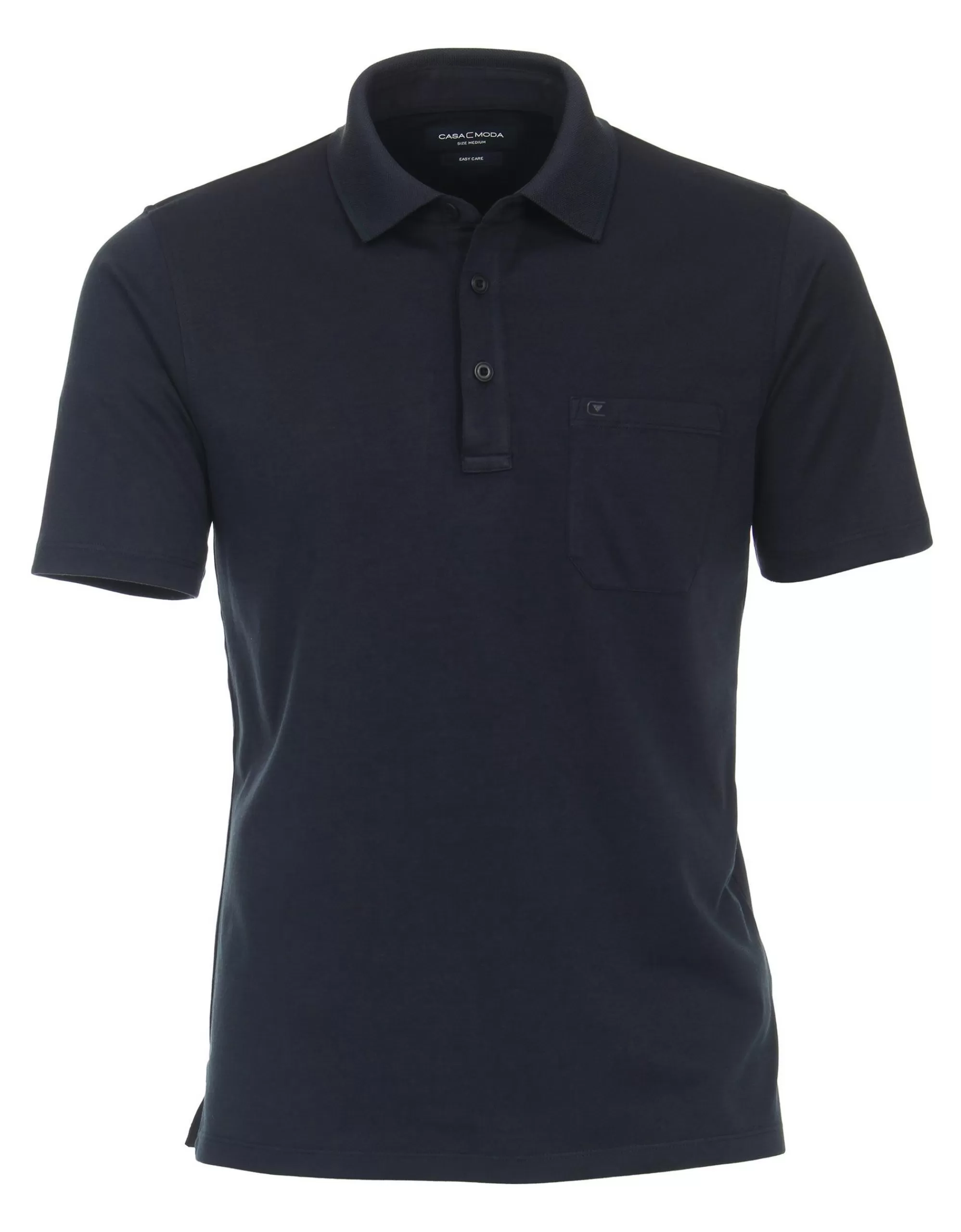 Polo-Shirt In Unifarbe-Casa Moda Flash Sale