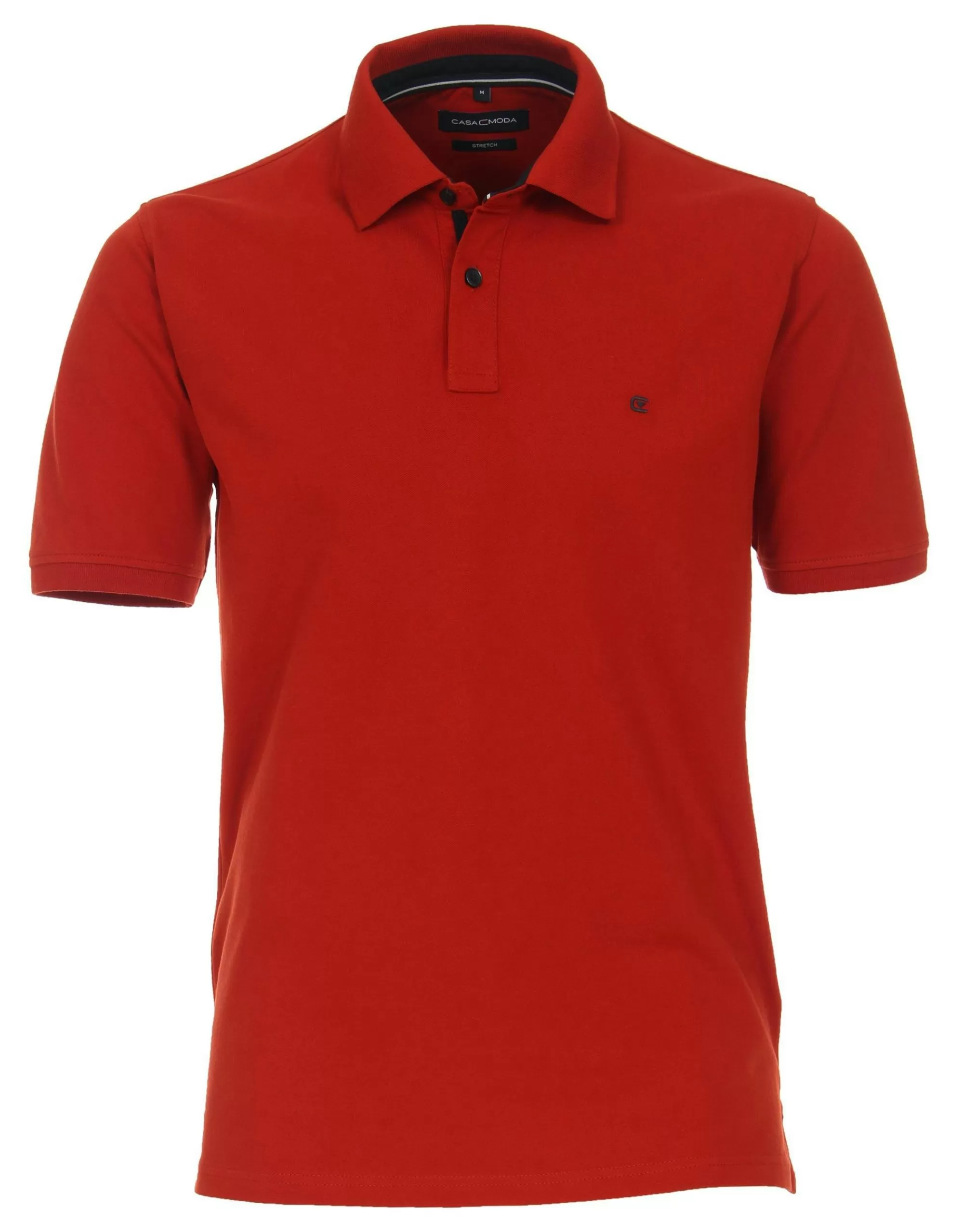 Polo-Shirt In Unifarbe-Casa Moda Best Sale