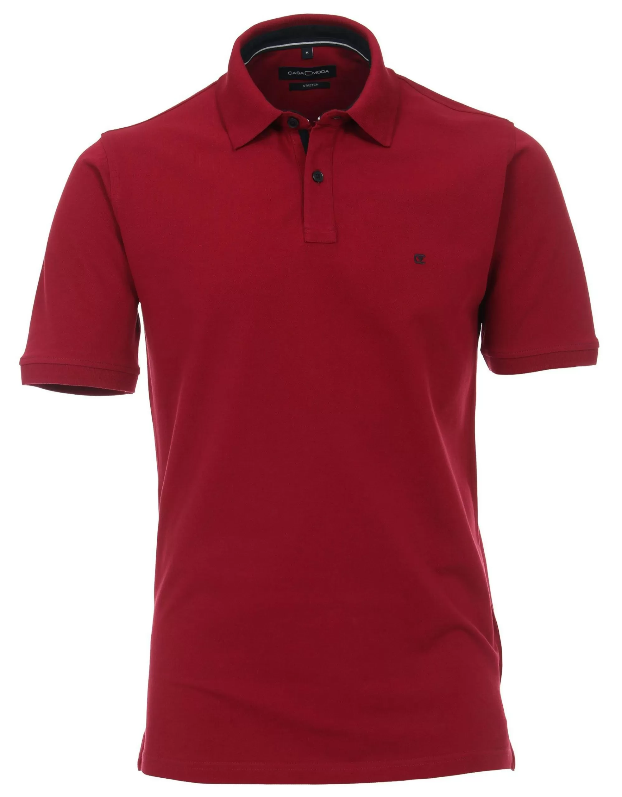 Polo-Shirt In Unifarbe-Casa Moda Store