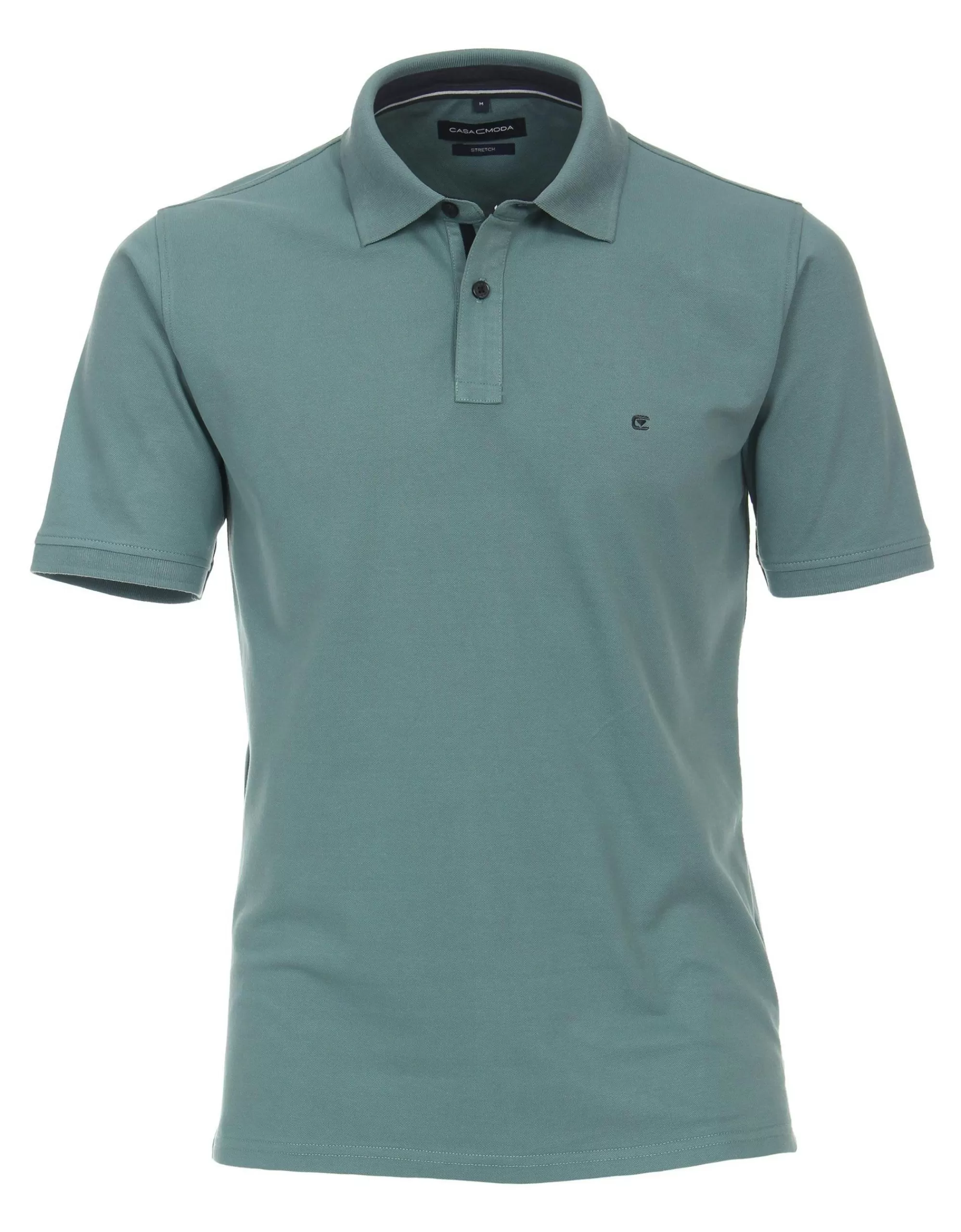 Polo-Shirt In Unifarbe-Casa Moda Cheap