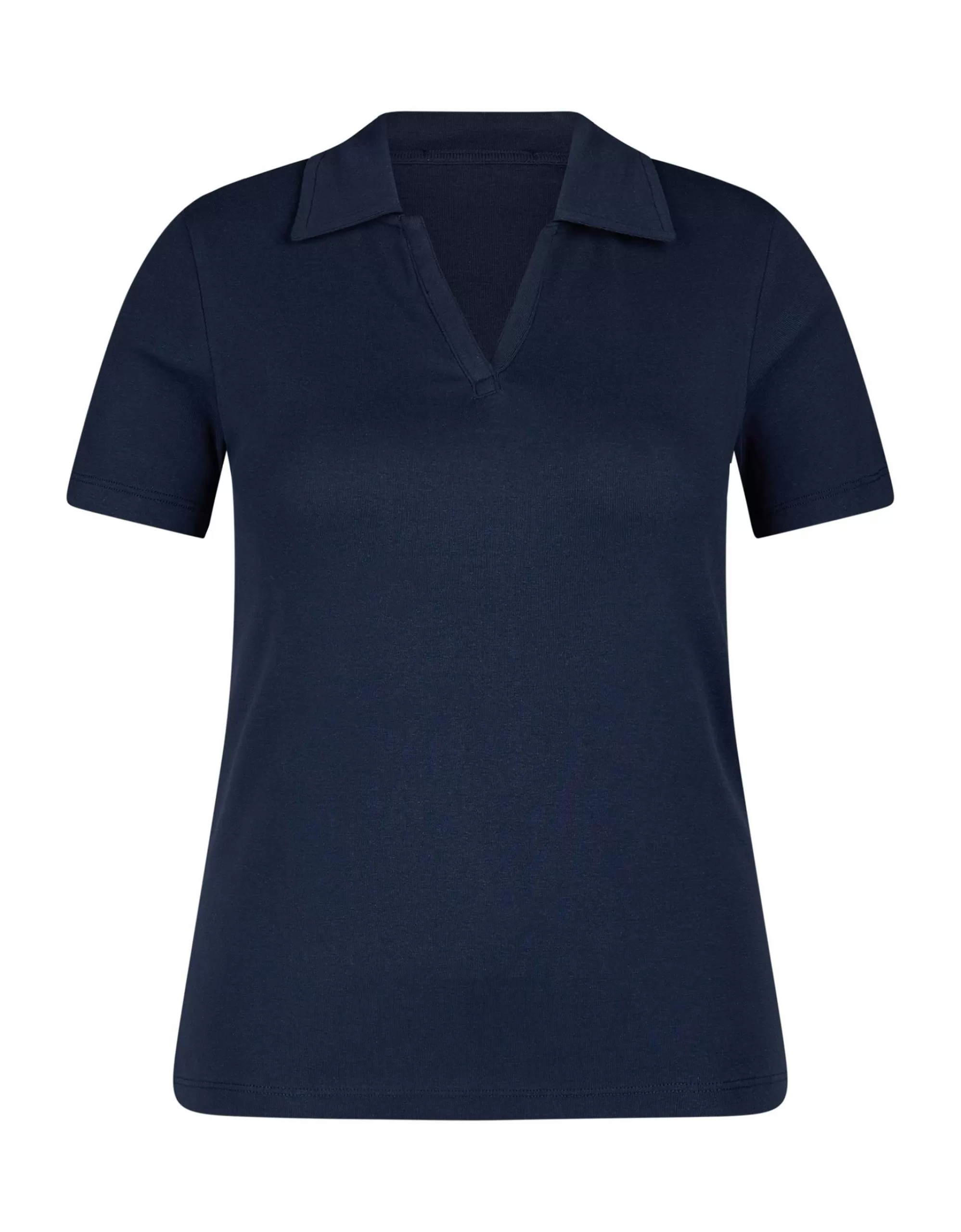 Steilmann Edition Poloshirt In Unifarbe Marine Flash Sale