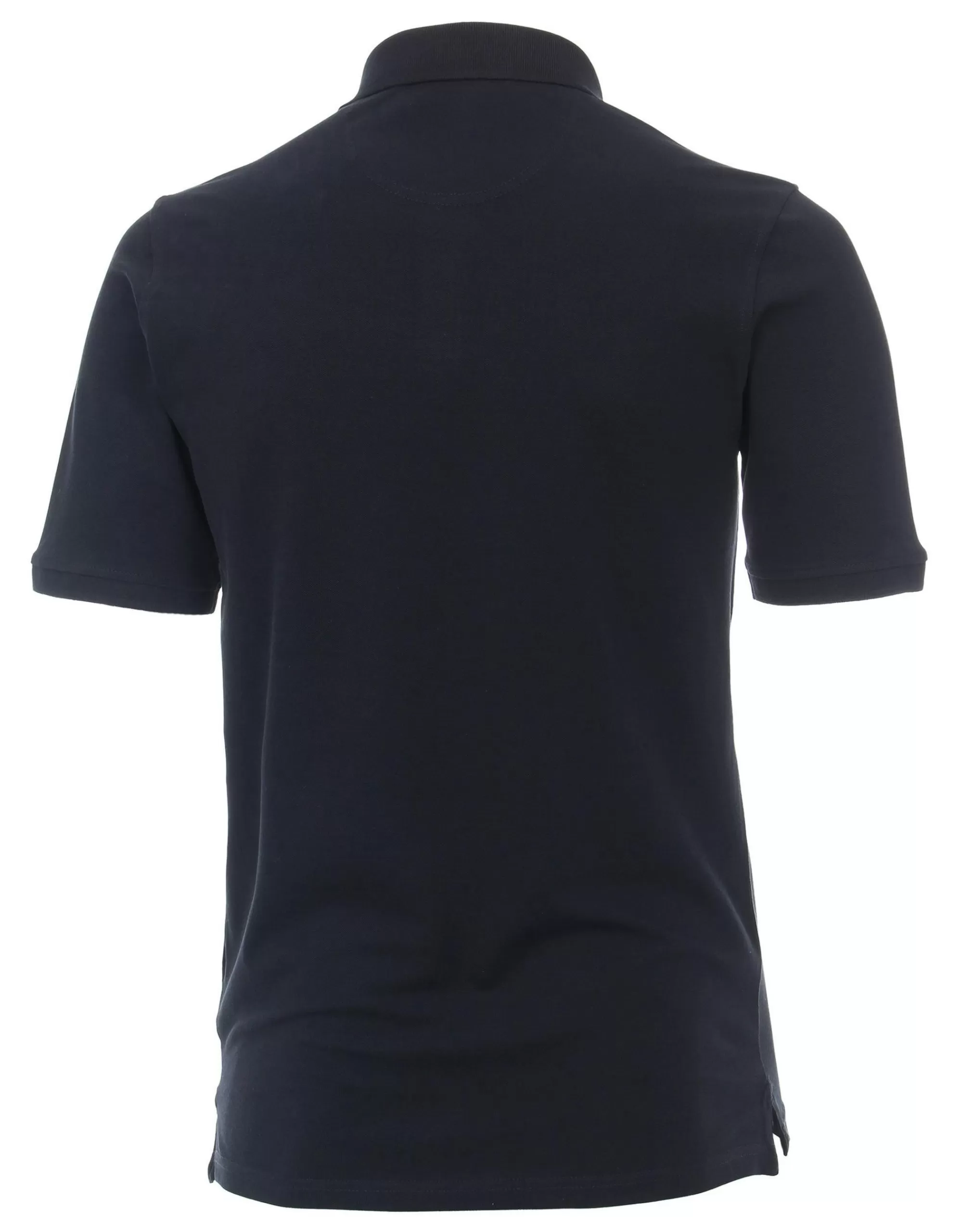 Polo-Shirt In Unifarbe-Casa Moda Fashion