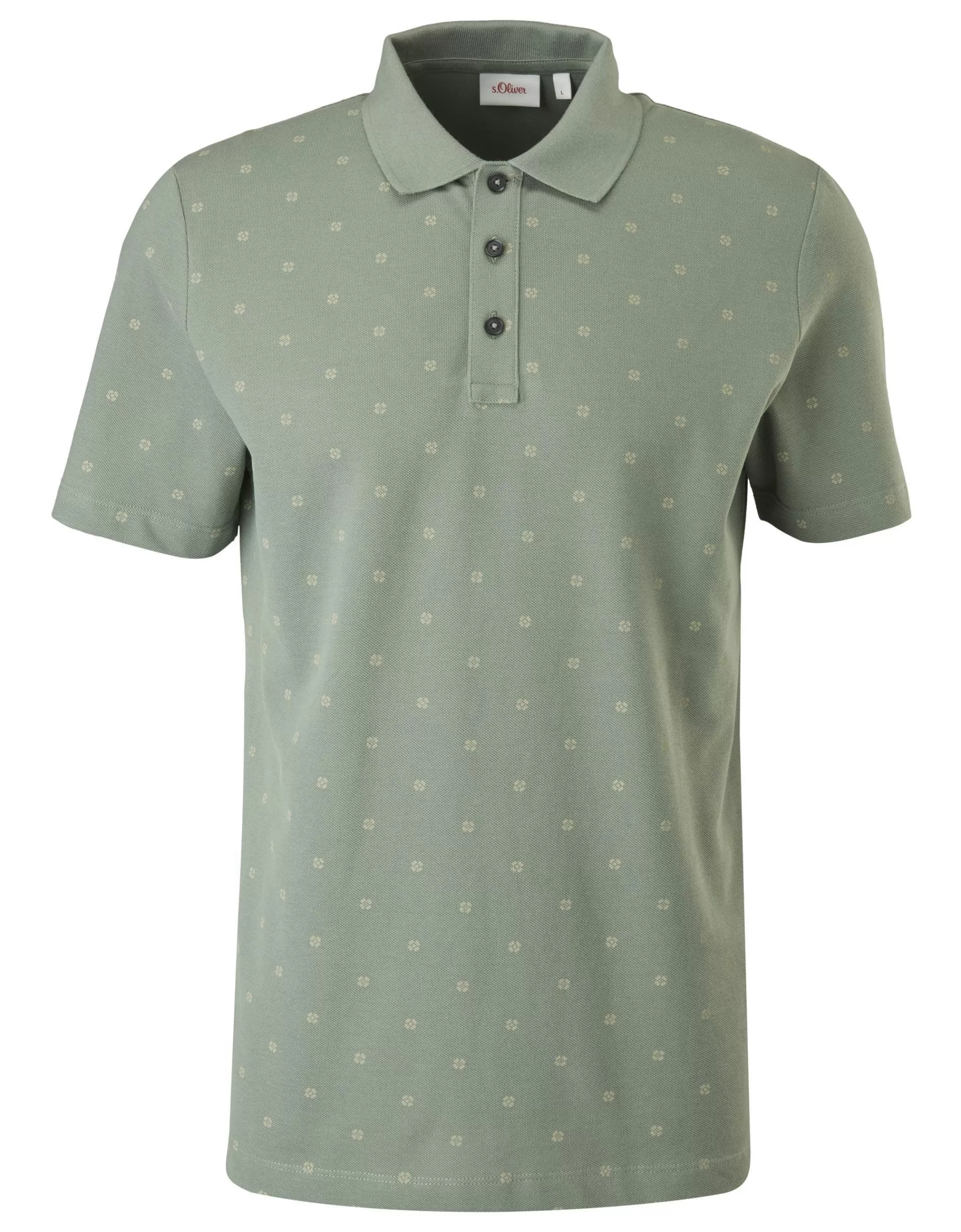 Poloshirt Mit Allovermuster-s.Oliver Best Sale