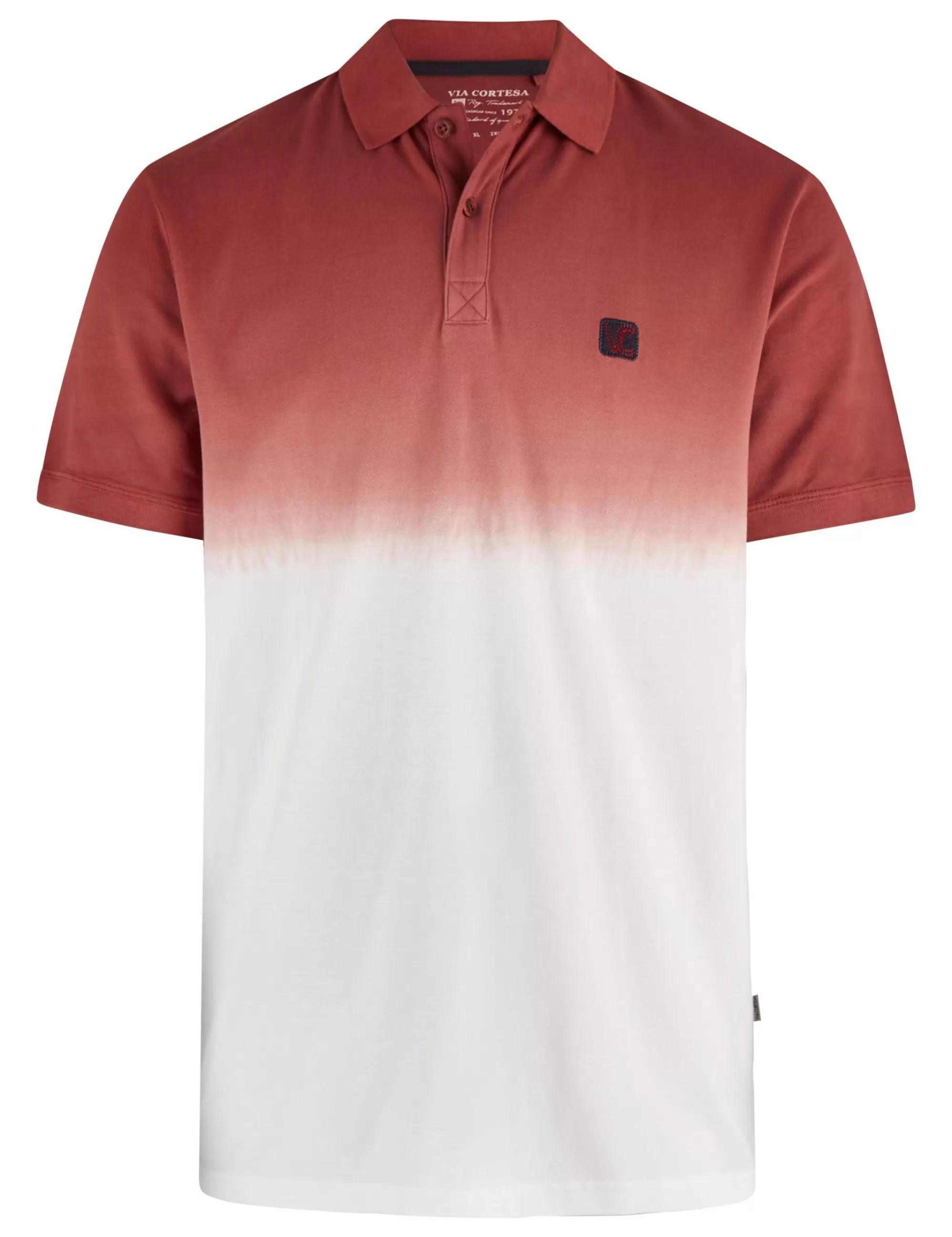 Poloshirt Mit Farbverlauf-Via Cortesa Outlet