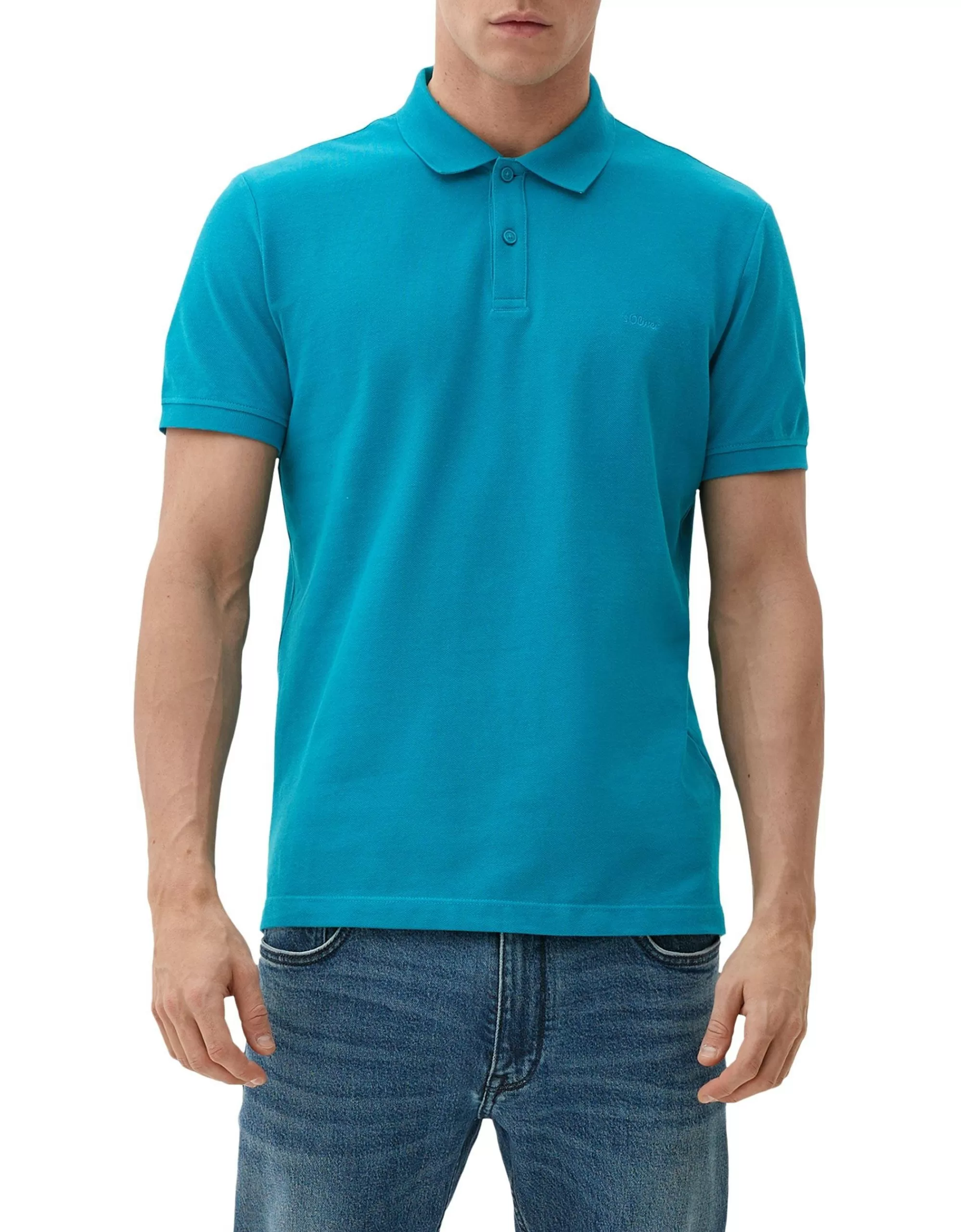 Poloshirt Mit Label-Stickerei-s.Oliver Cheap