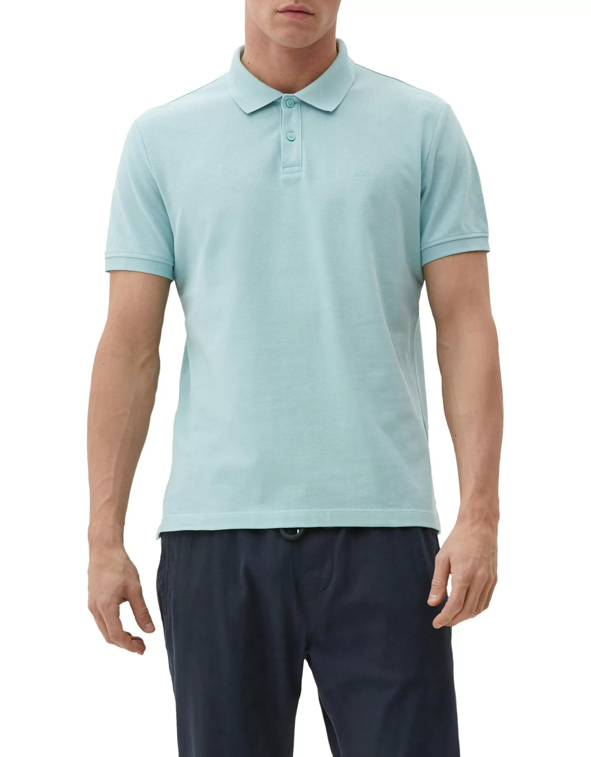 Poloshirt Mit Label-Stickerei-s.Oliver Cheap