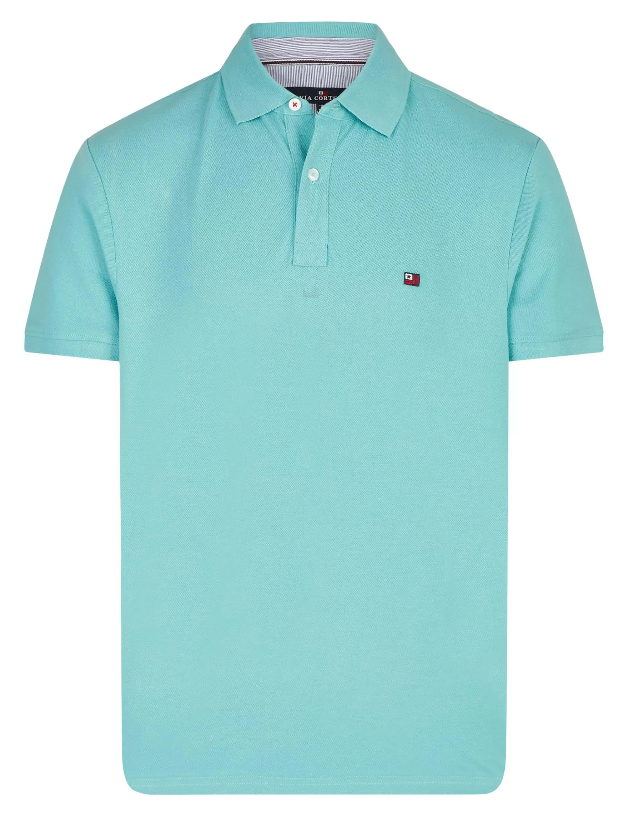 Poloshirt Mit Logostickerei-Via Cortesa Clearance