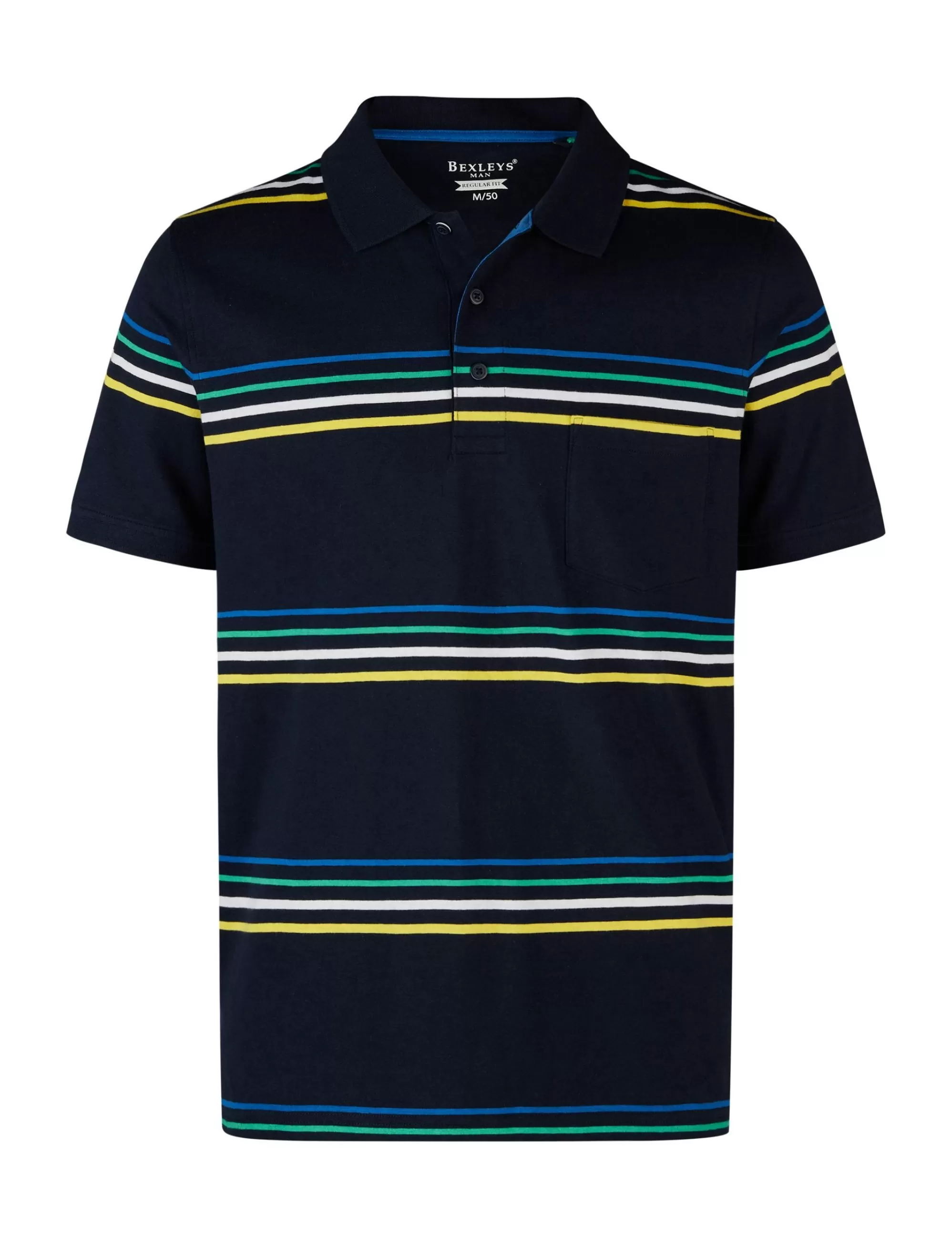 Poloshirt Mit Streifen-Bexleys man Clearance