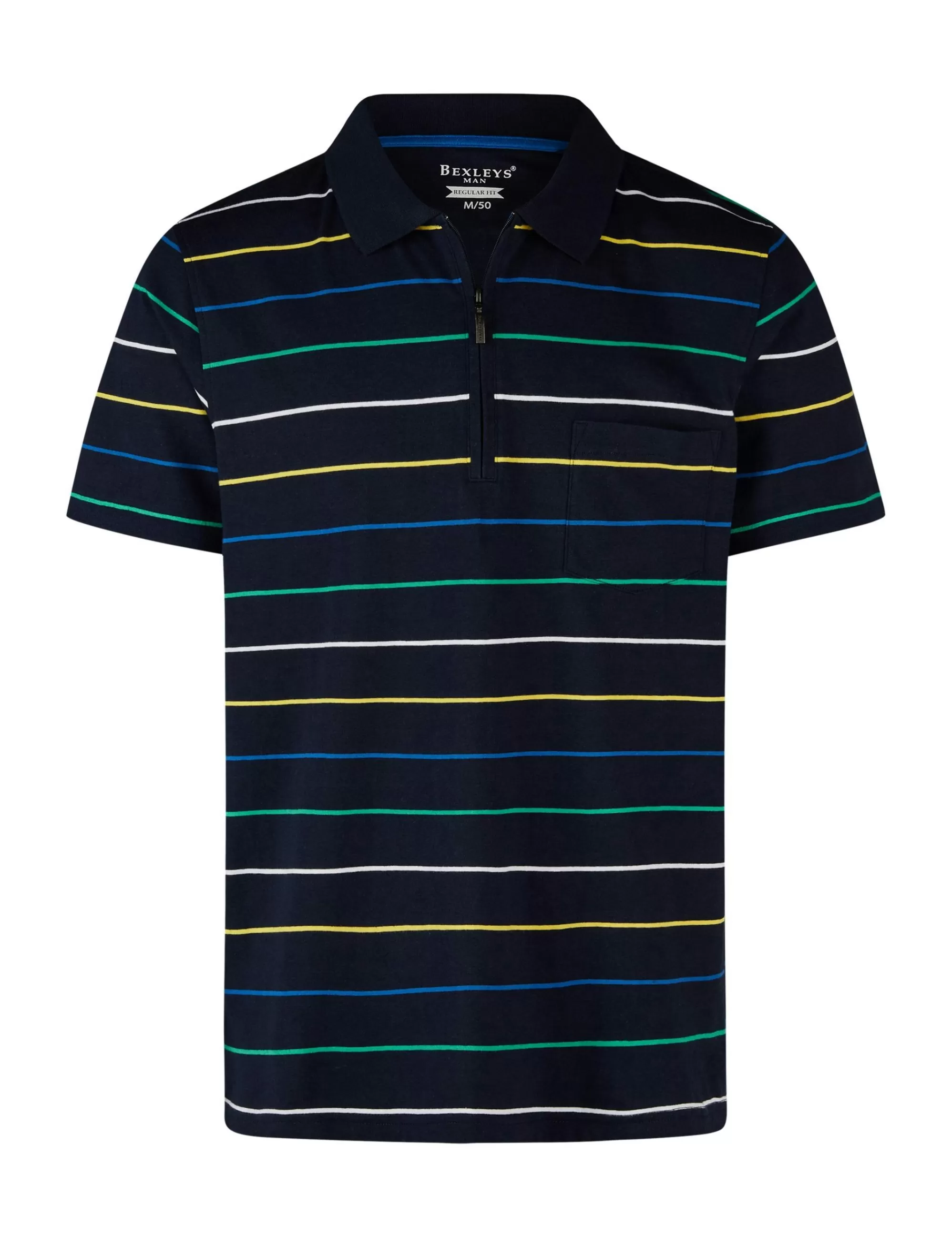 Poloshirt Mit Streifen-Bexleys man Clearance