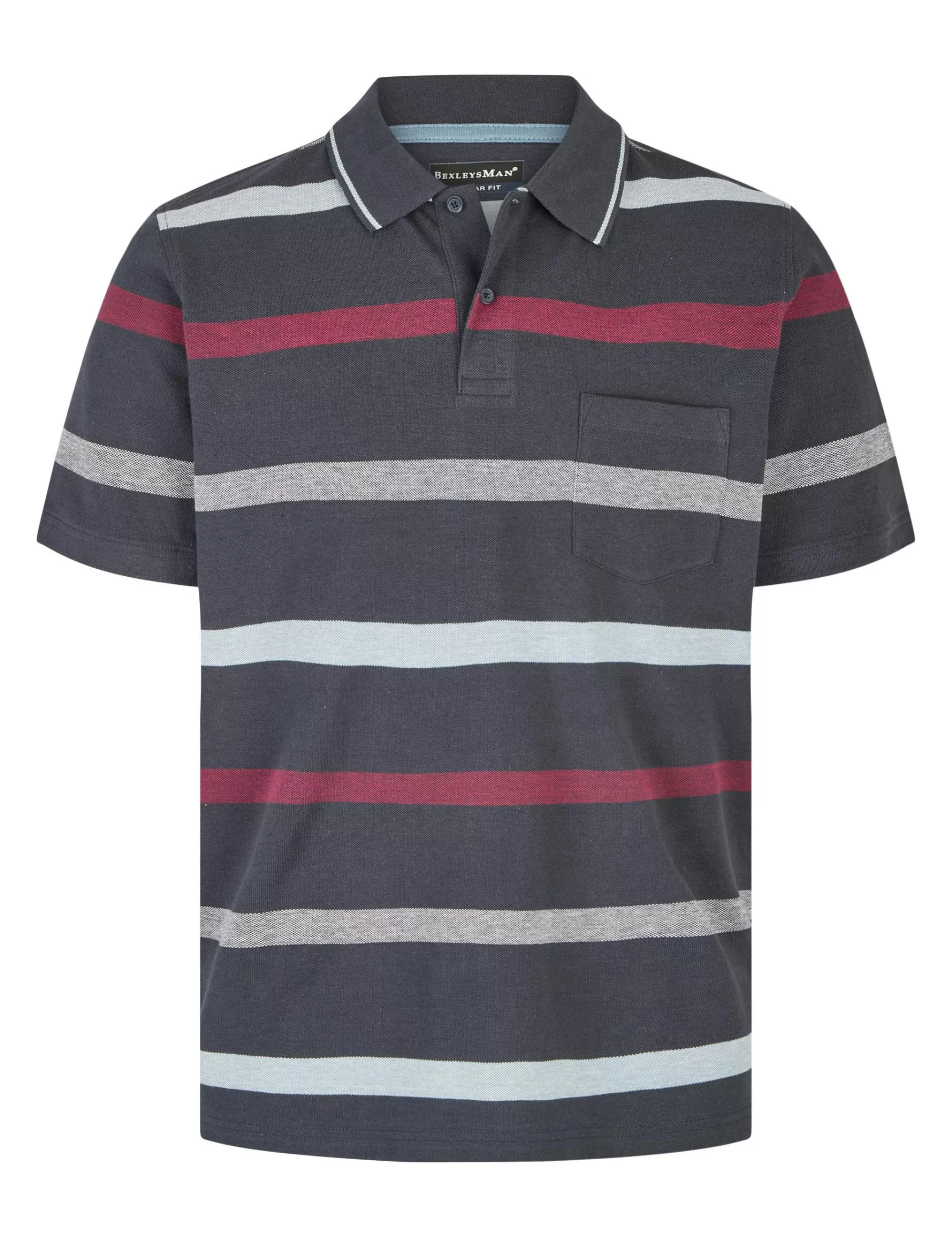 Poloshirt Mit Streifenmuster-Bexleys man Shop