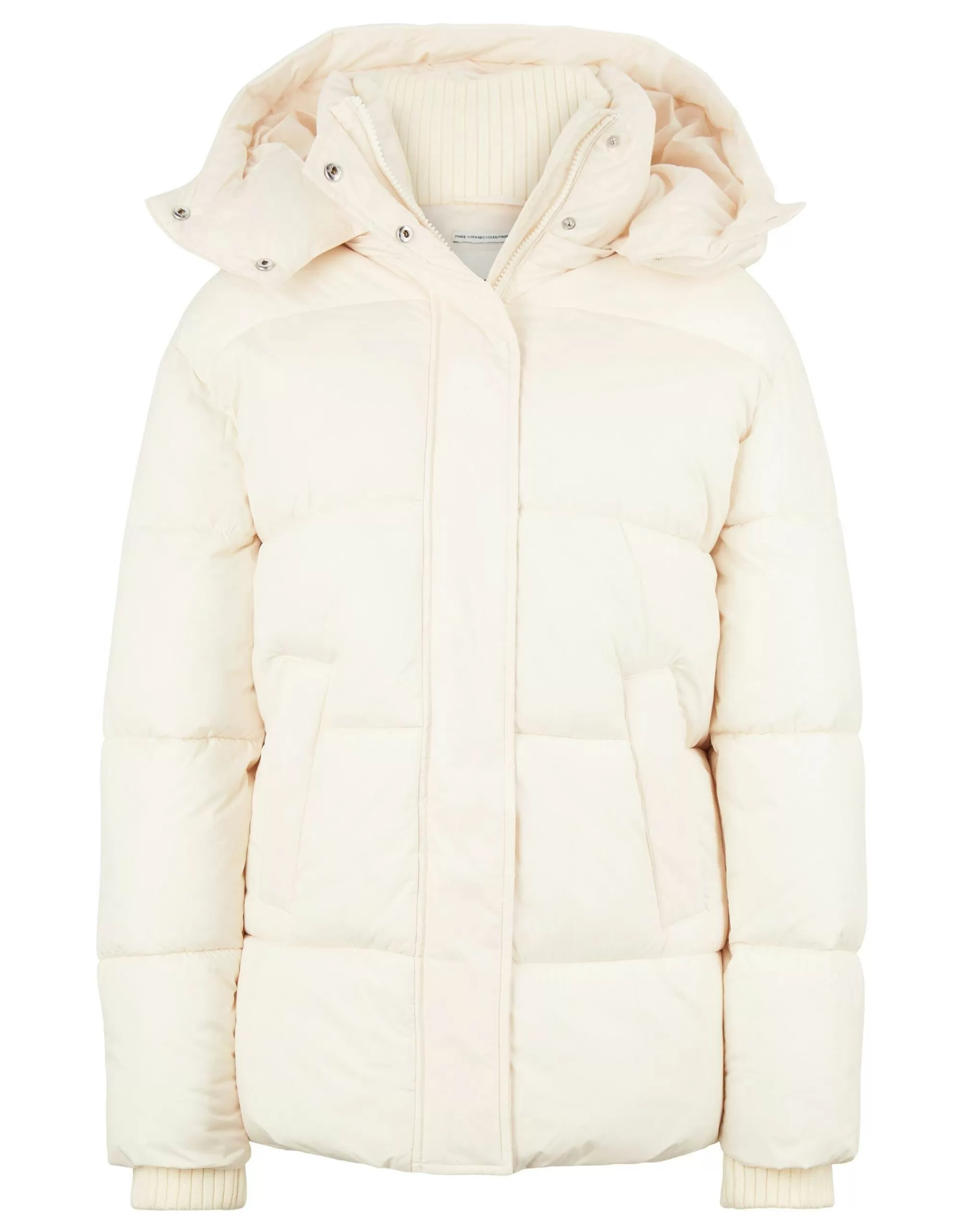 TOM TAILOR Pufferjacke Mit Abnehmbarer Kapuze Creme Store