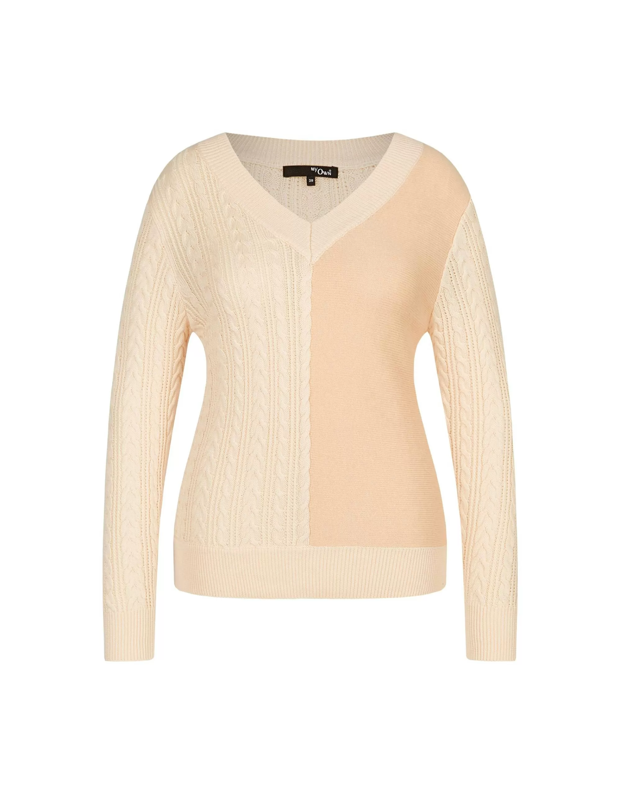 MY OWN Pullover Im Muster-Mix Beige Clearance