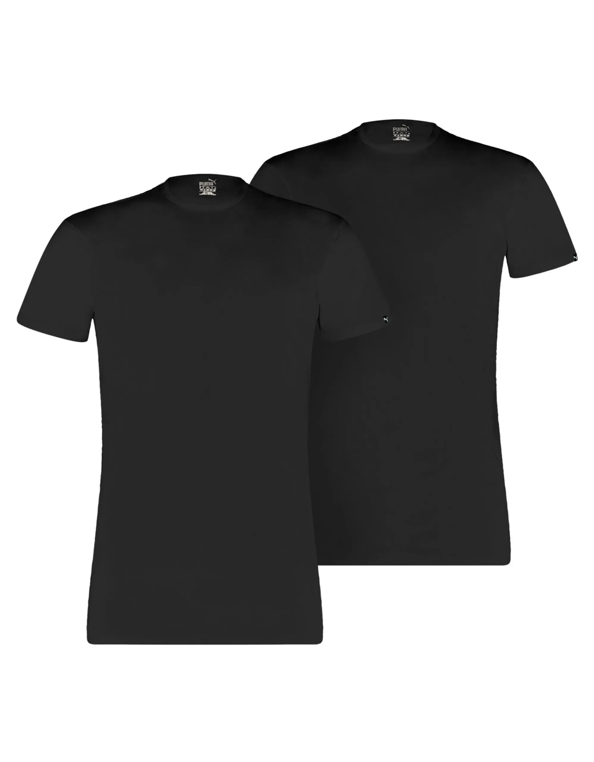 Basic Herren T-Shirt Mit Rundhalsausschnitt 2Er-Pack-Puma Fashion