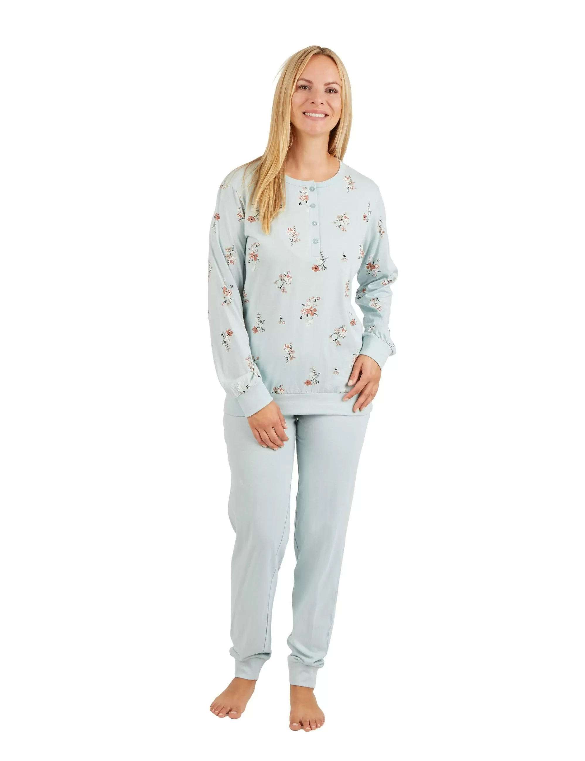 NORMANN Pyjama Türkis New